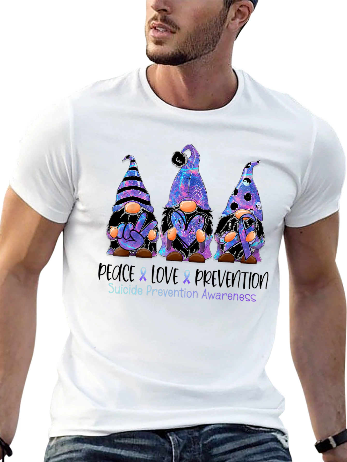 Suicide Prevention Awareness Gnome T-Shirt