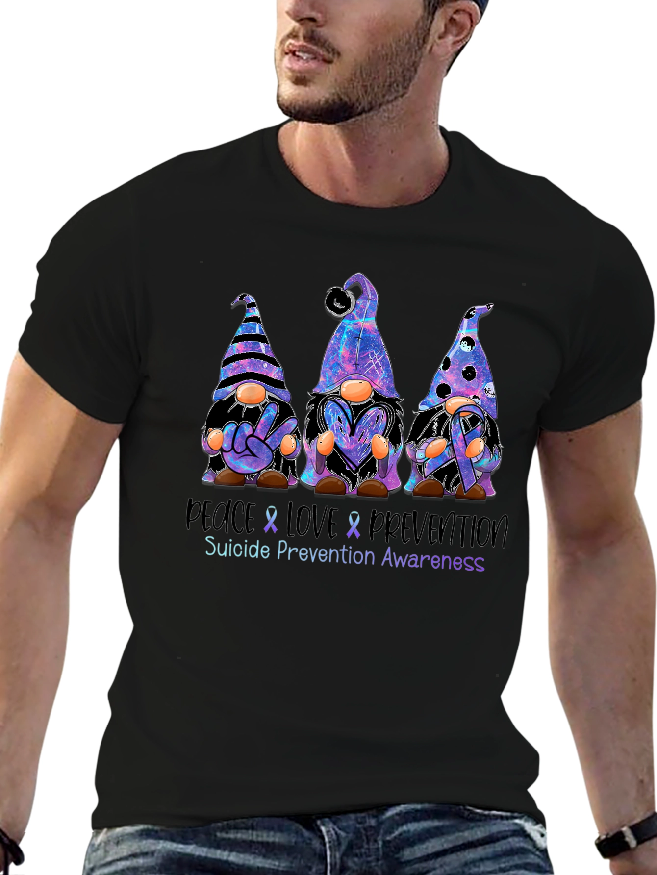 Suicide Prevention Awareness Gnome T-Shirt