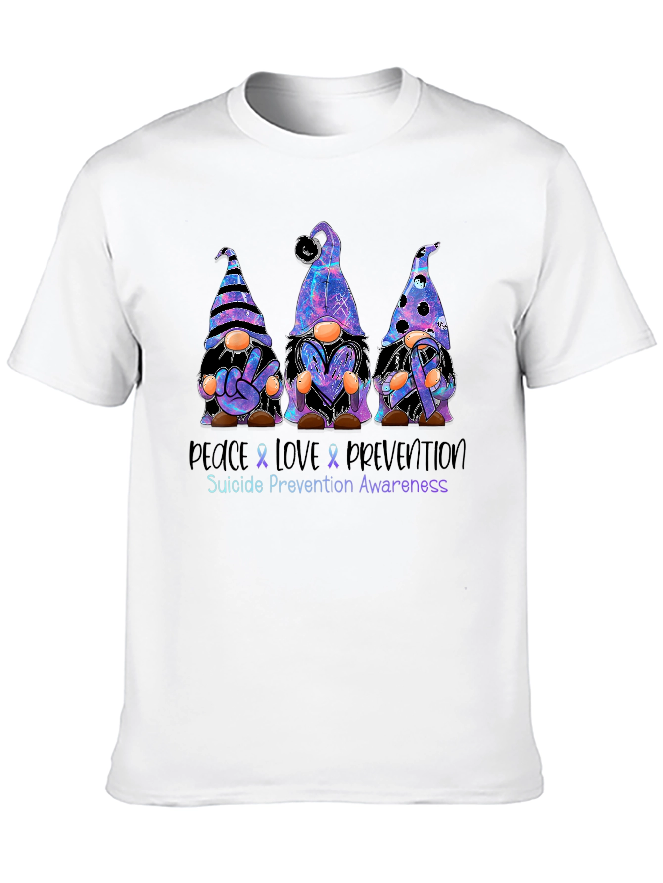 Suicide Prevention Awareness Gnome T-Shirt