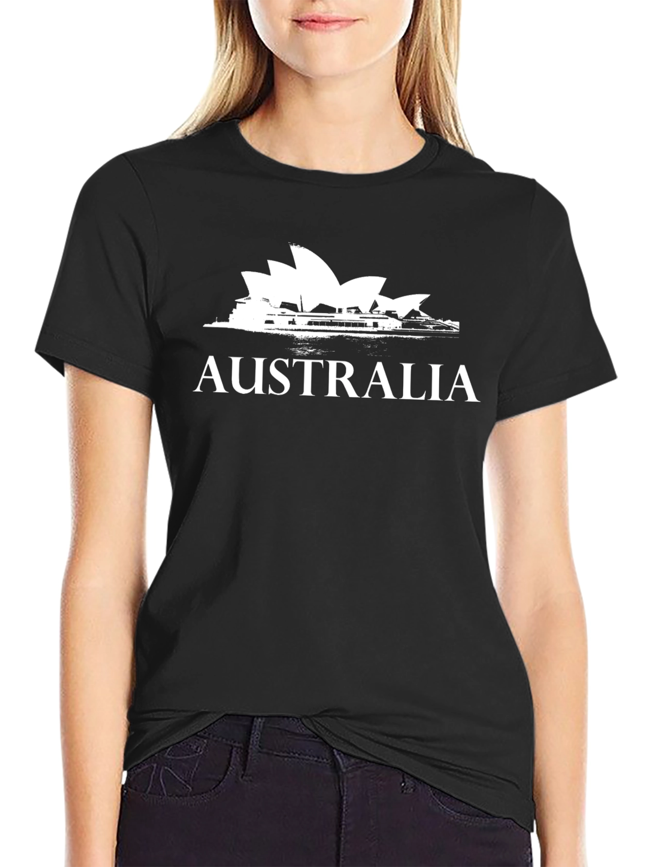 Australia Sydney Opera House Graphic Tee - Black