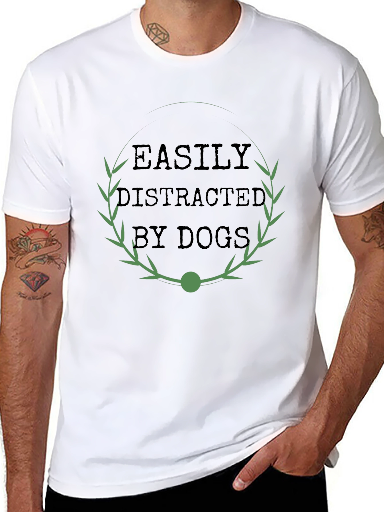 Easily Distracted By Dogs T-Shirt