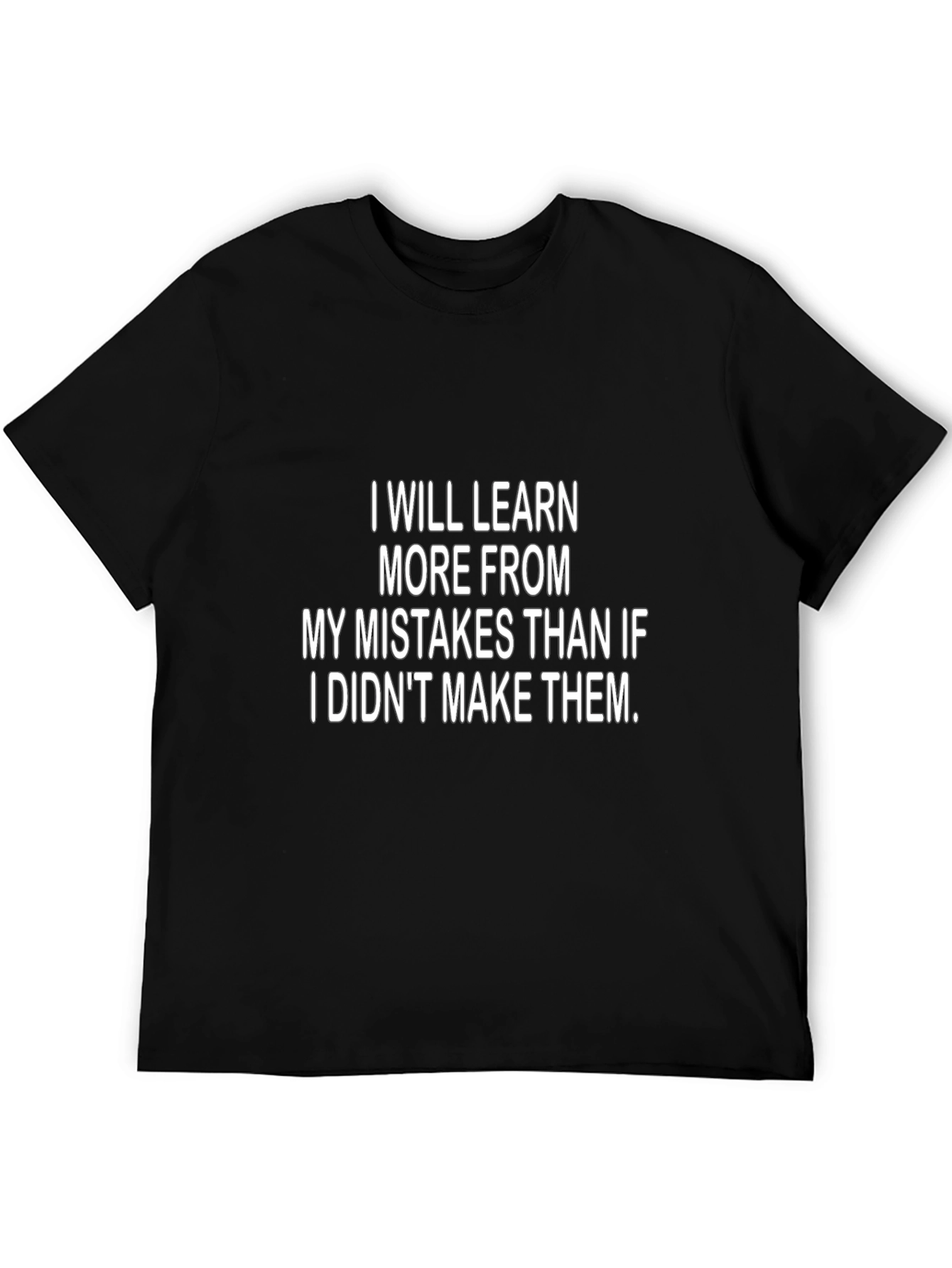 Mistake Wisdom Graphic Tee - Learn From Mistakes