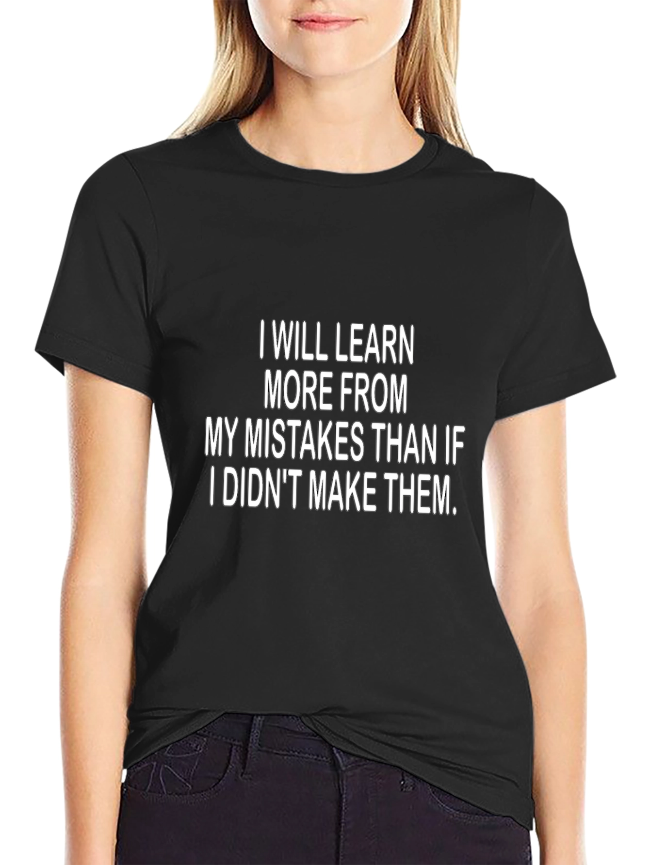 Mistake Wisdom Graphic Tee - Learn From Mistakes