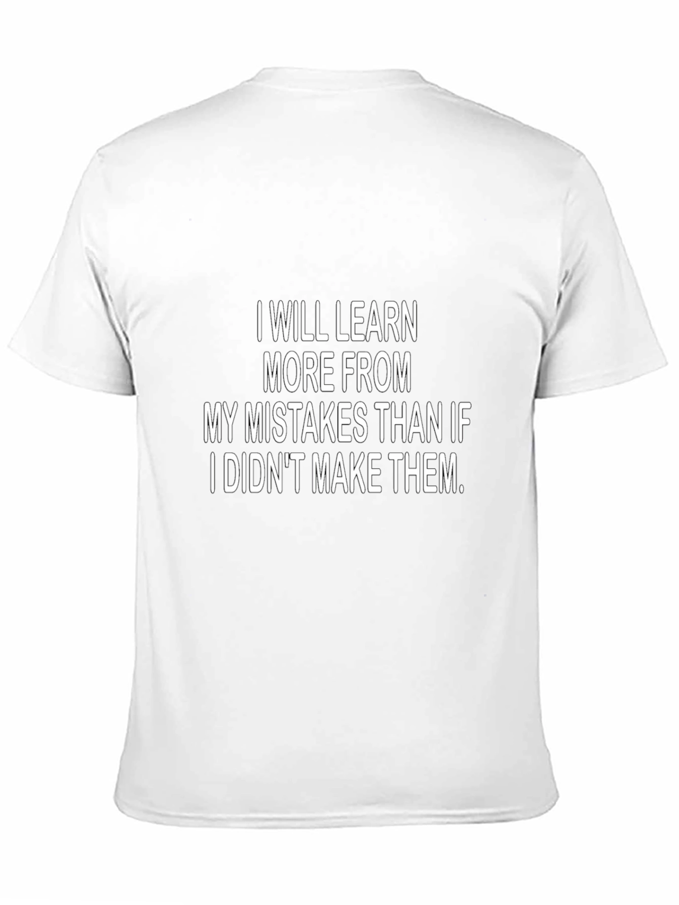 Mistake Wisdom Graphic Tee - Learn From Mistakes