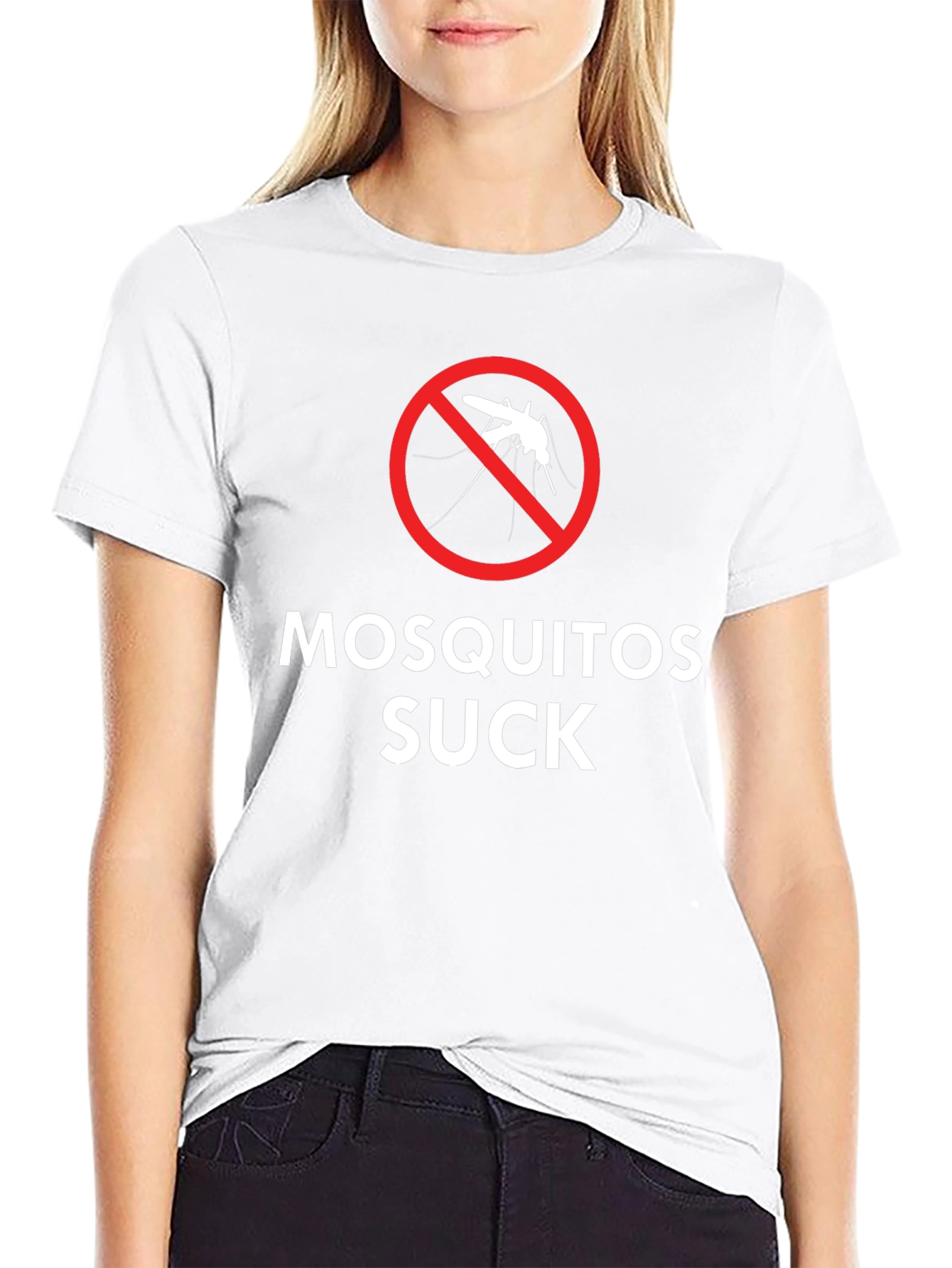 Mosquitoes Suck Graphic Tee - Black