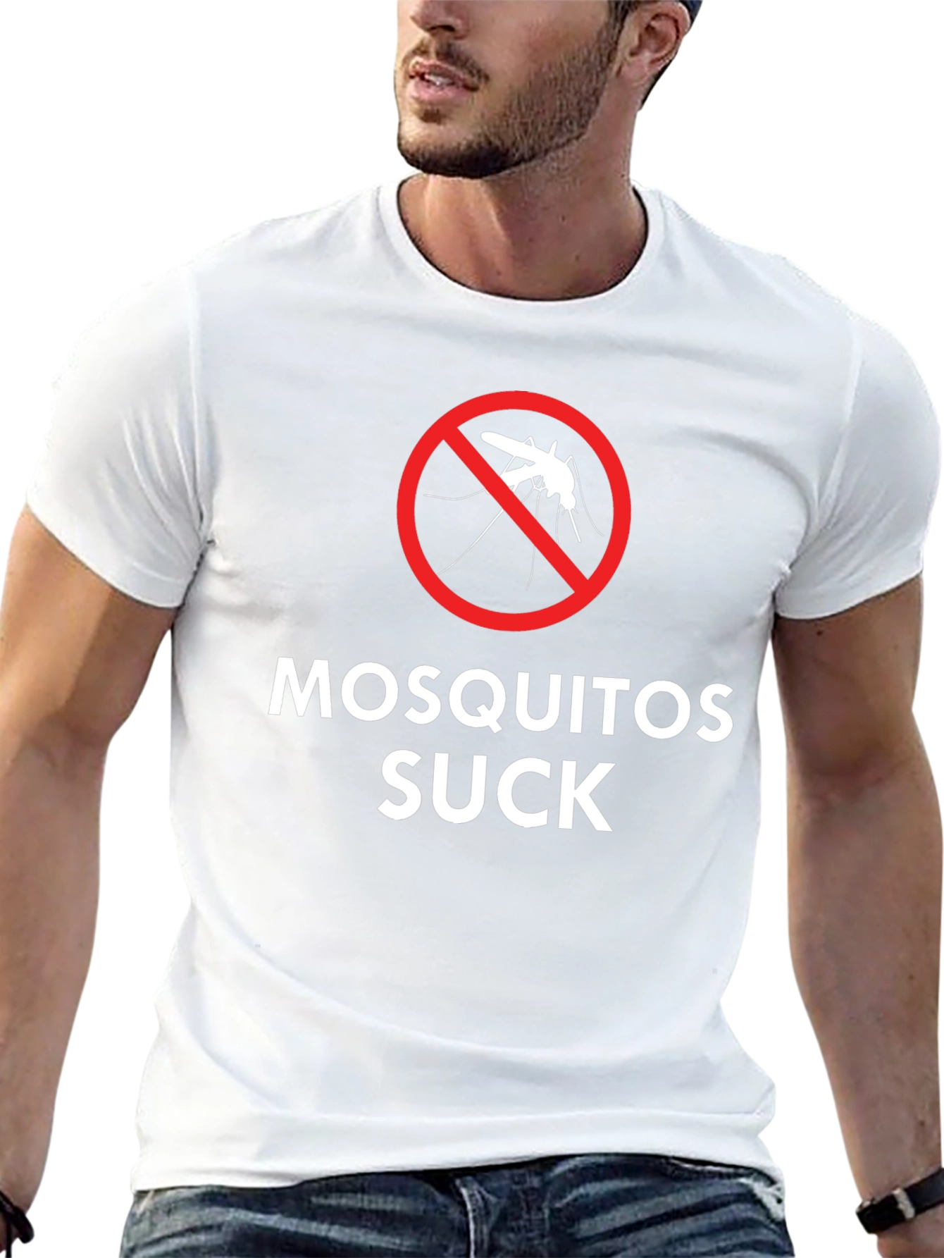 Mosquitoes Suck Graphic Tee - Black