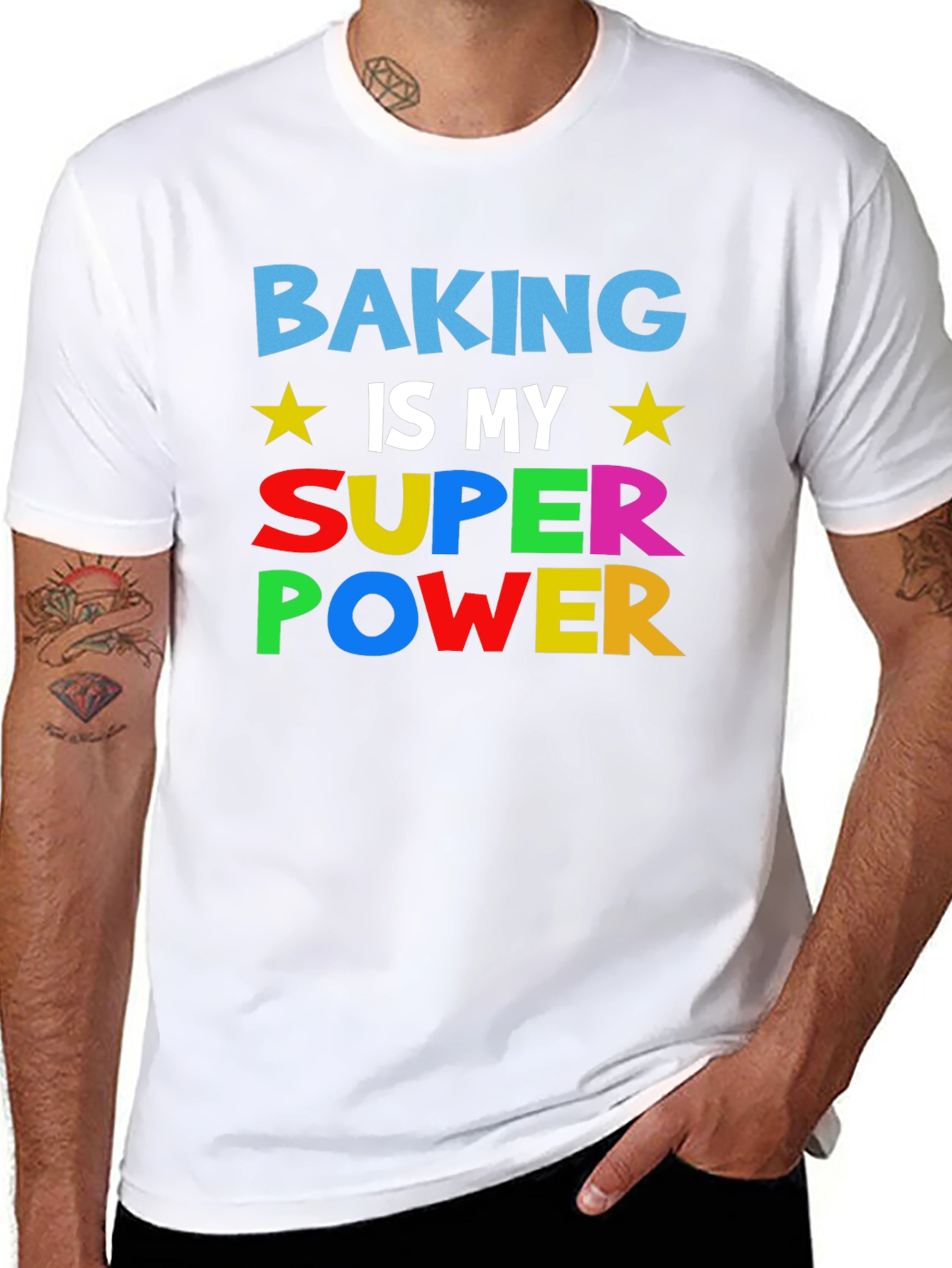 Baking is My Super Power Graphic T-Shirt