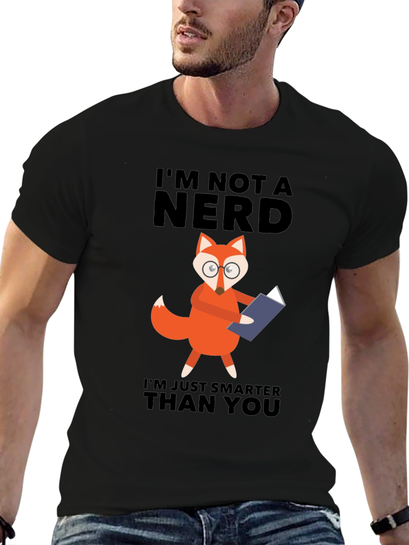 Im Not a Nerd Fox T-Shirt