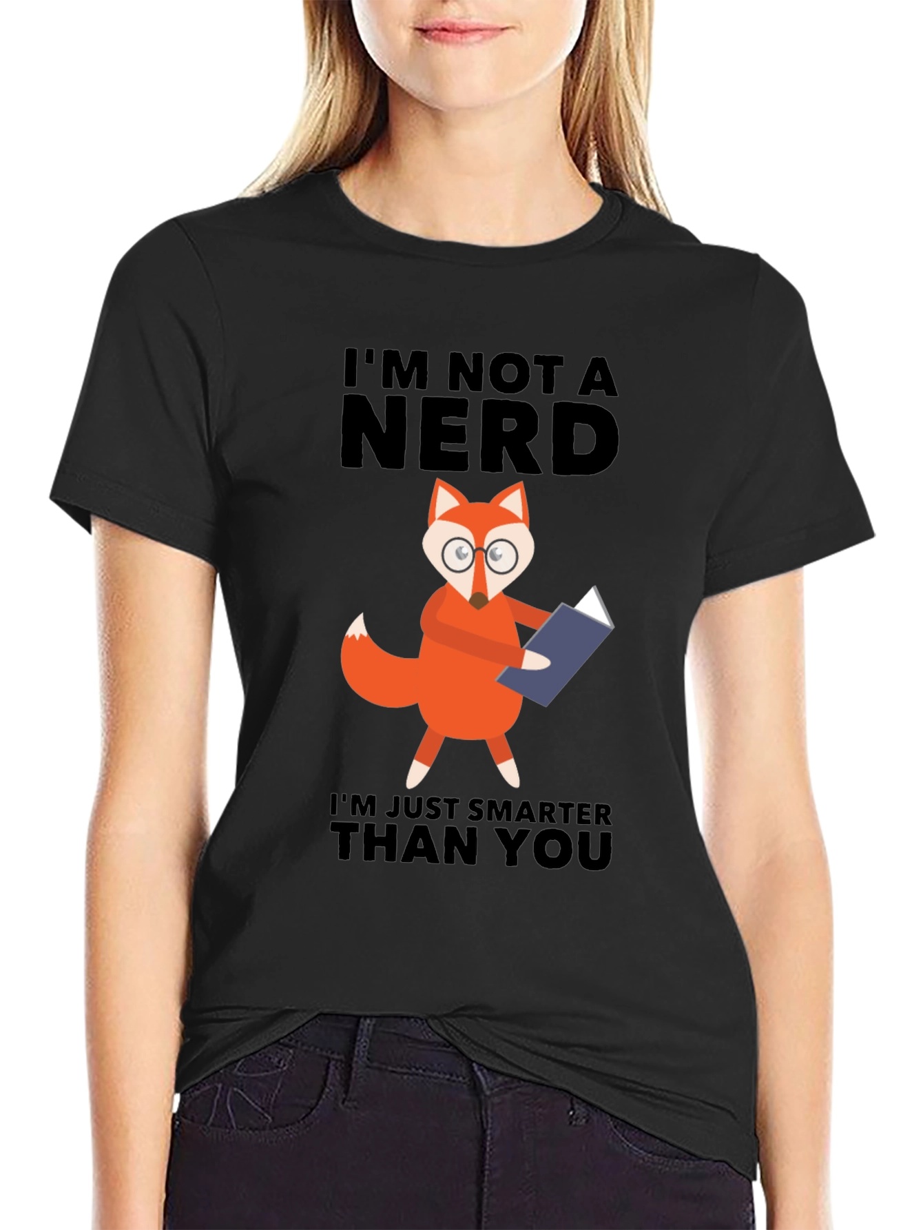 Im Not a Nerd Fox T-Shirt