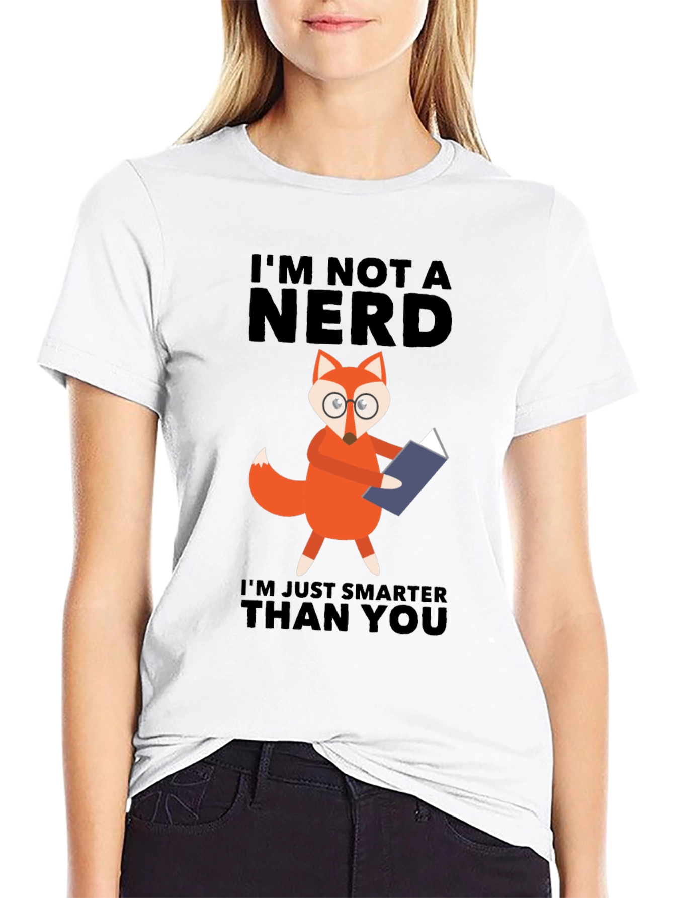 Im Not a Nerd Fox T-Shirt