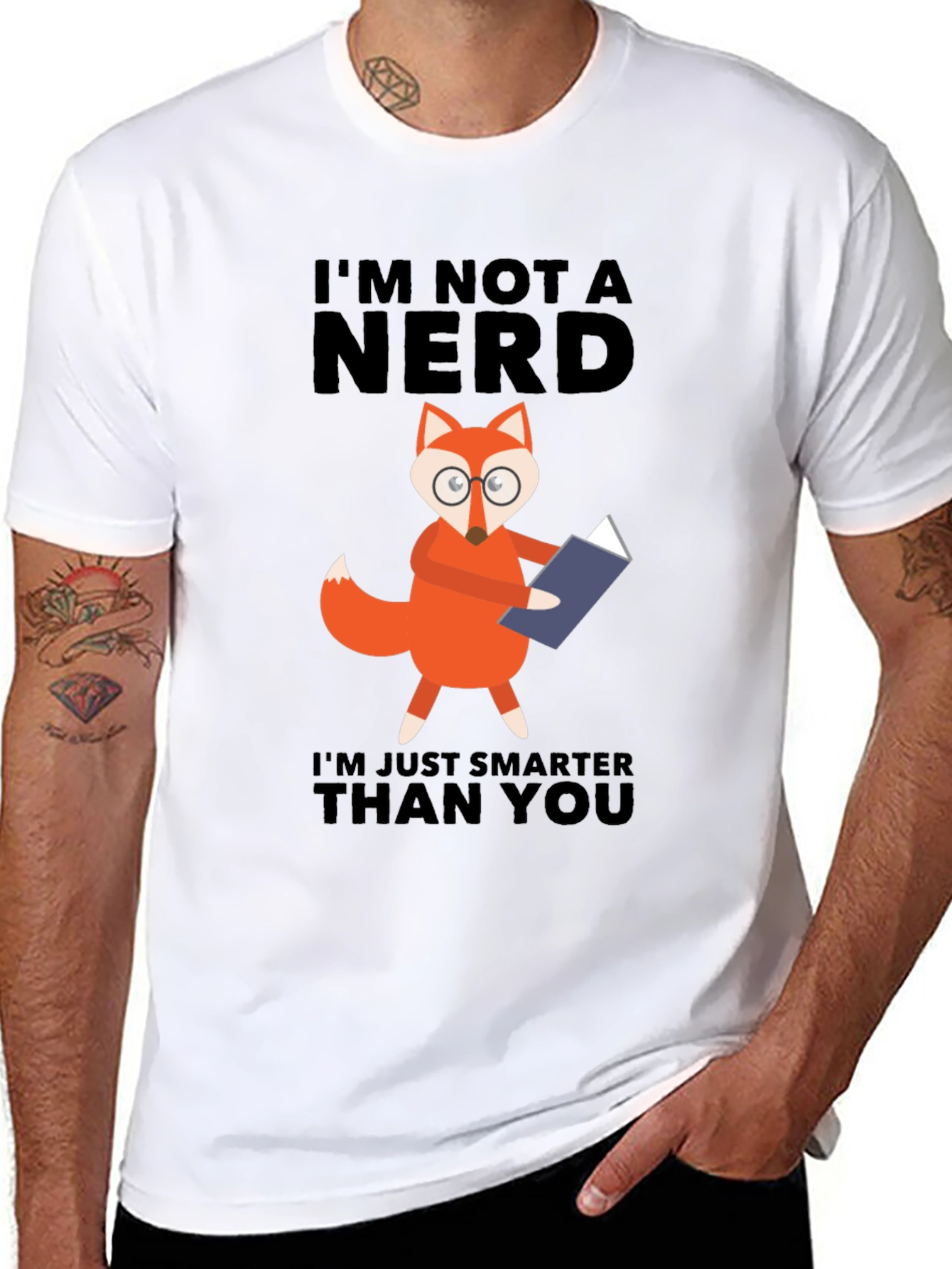 Im Not a Nerd Fox T-Shirt