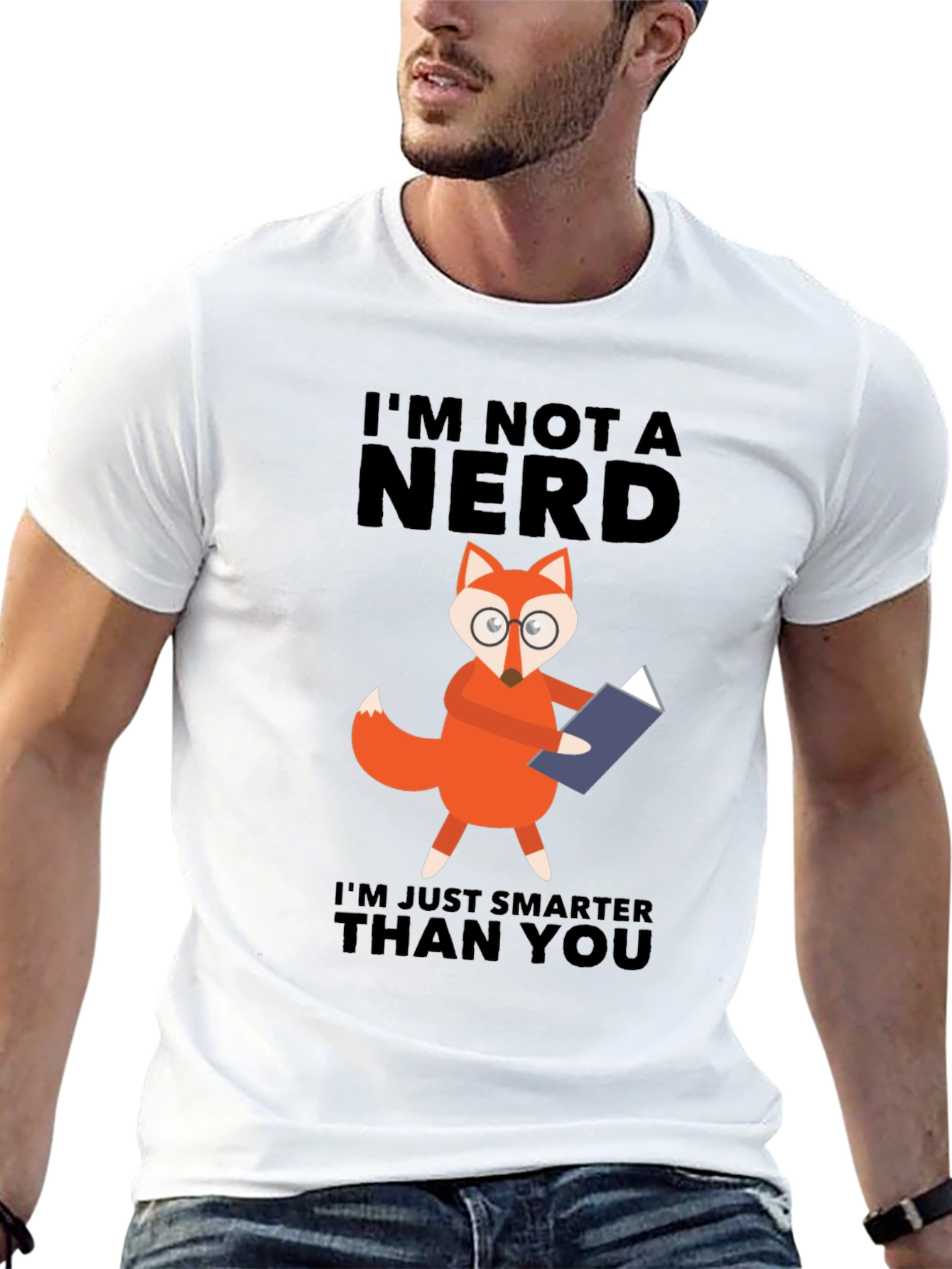 Im Not a Nerd Fox T-Shirt