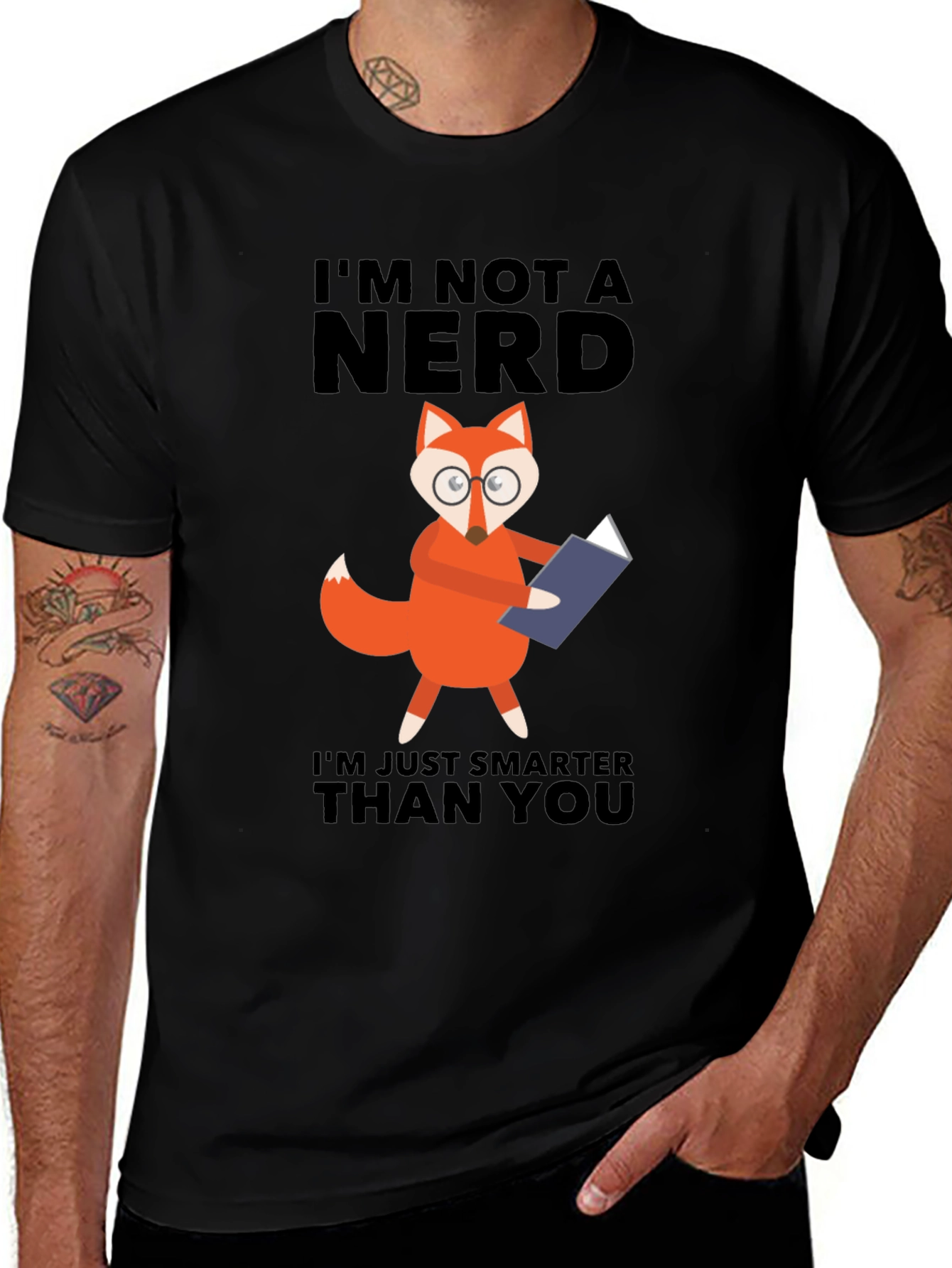 Im Not a Nerd Fox T-Shirt