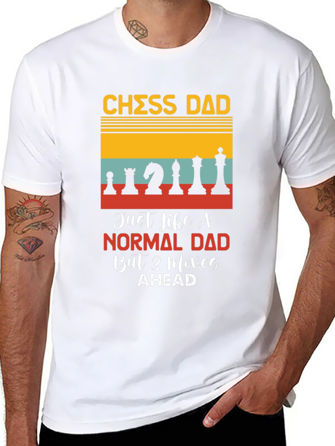 Chess Dad T-Shirt - 3 Moves Ahead!