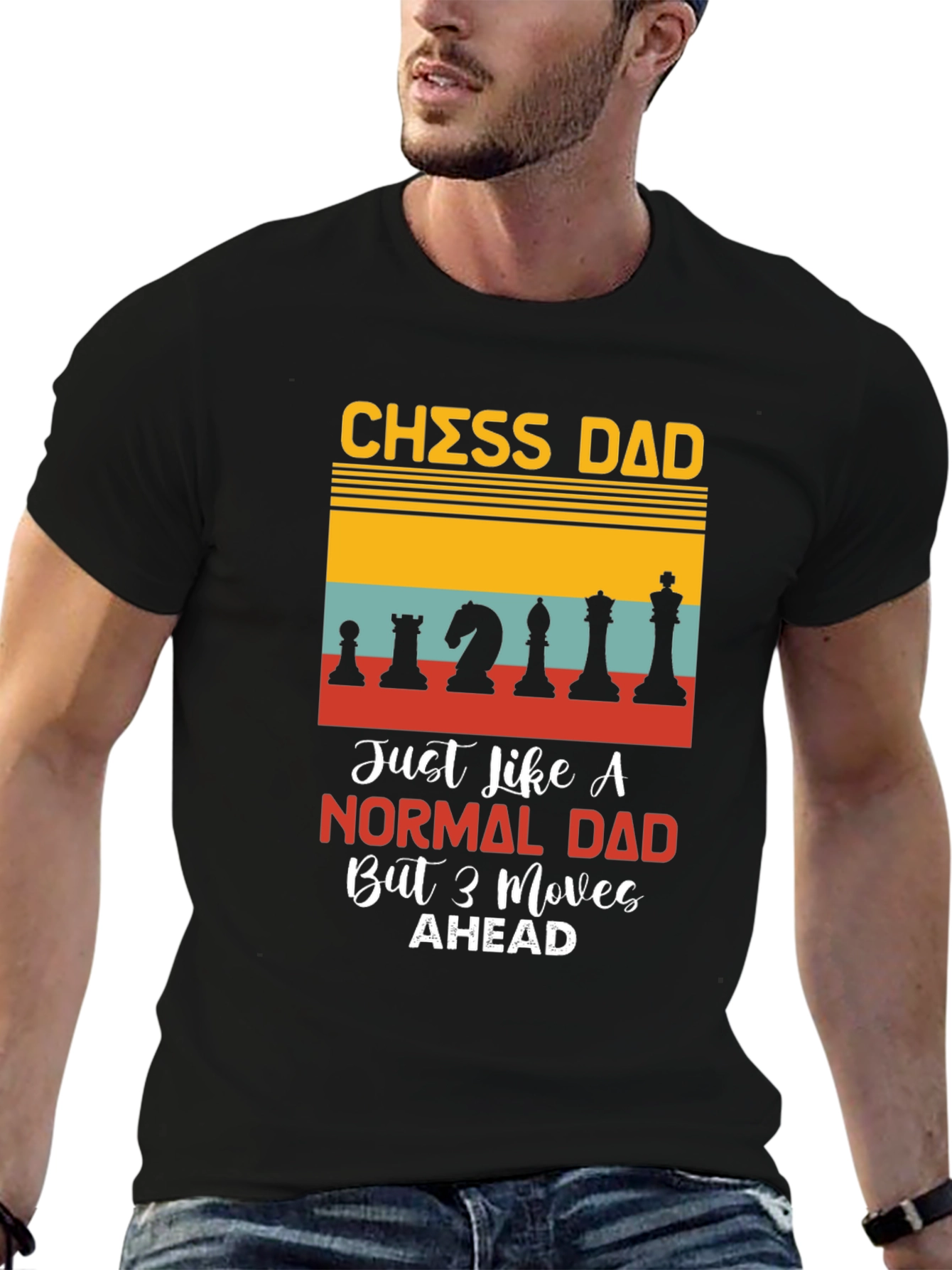Chess Dad T-Shirt - 3 Moves Ahead!