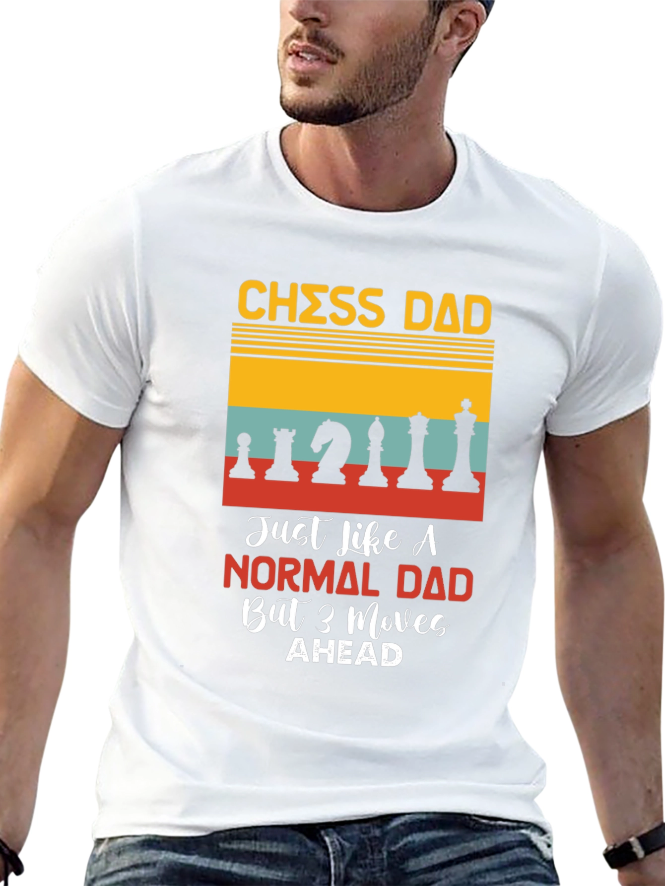 Chess Dad T-Shirt - 3 Moves Ahead!