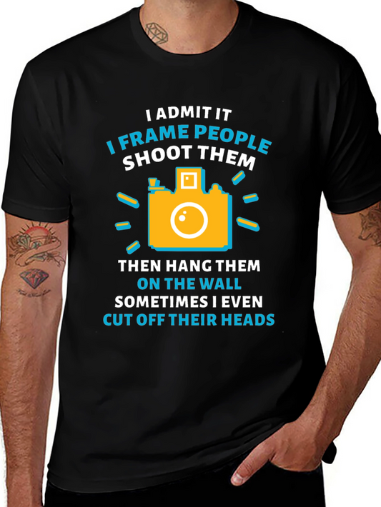 Funny Photographer T-Shirt - I Frame People