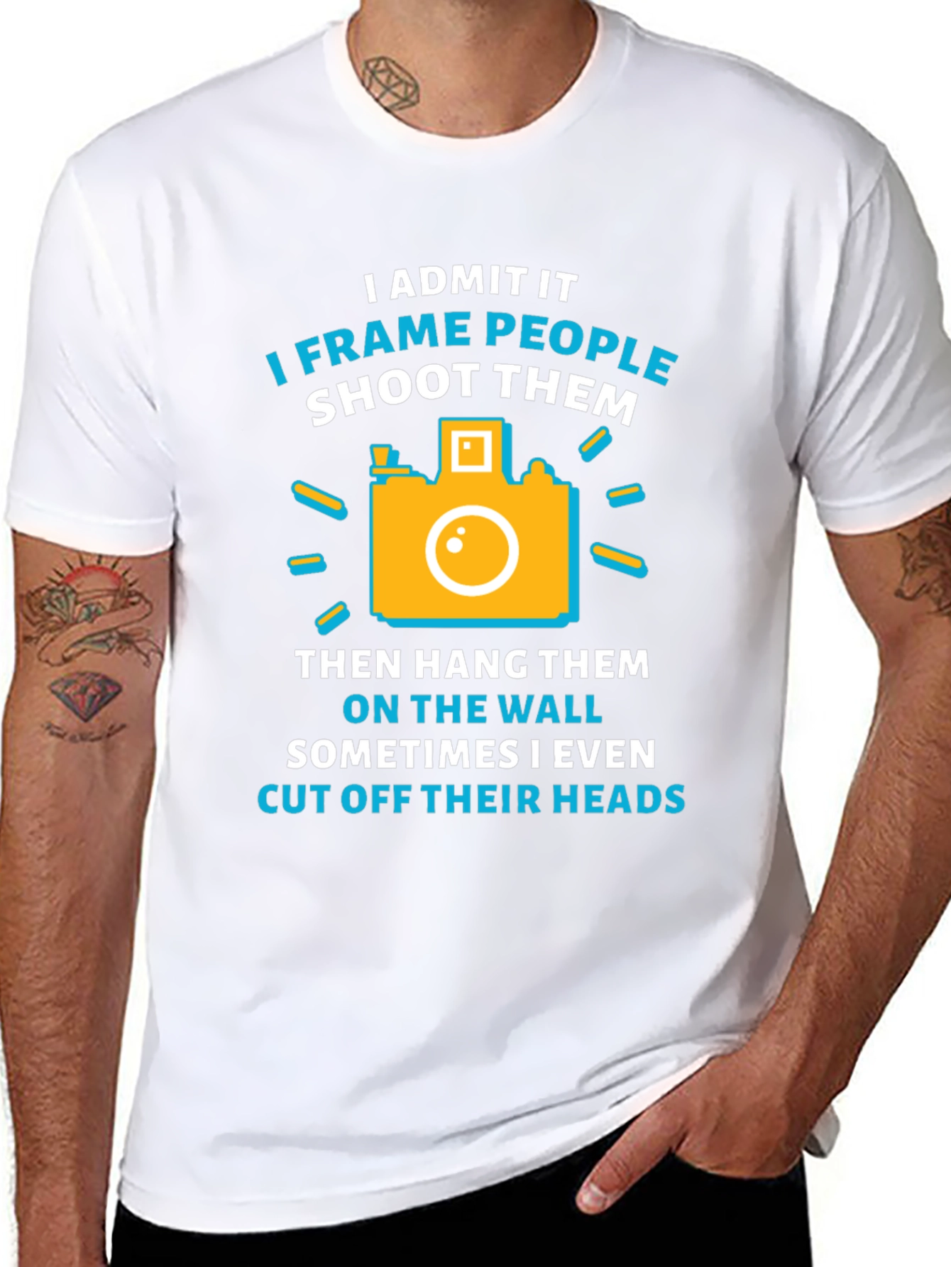 Funny Photographer T-Shirt - I Frame People