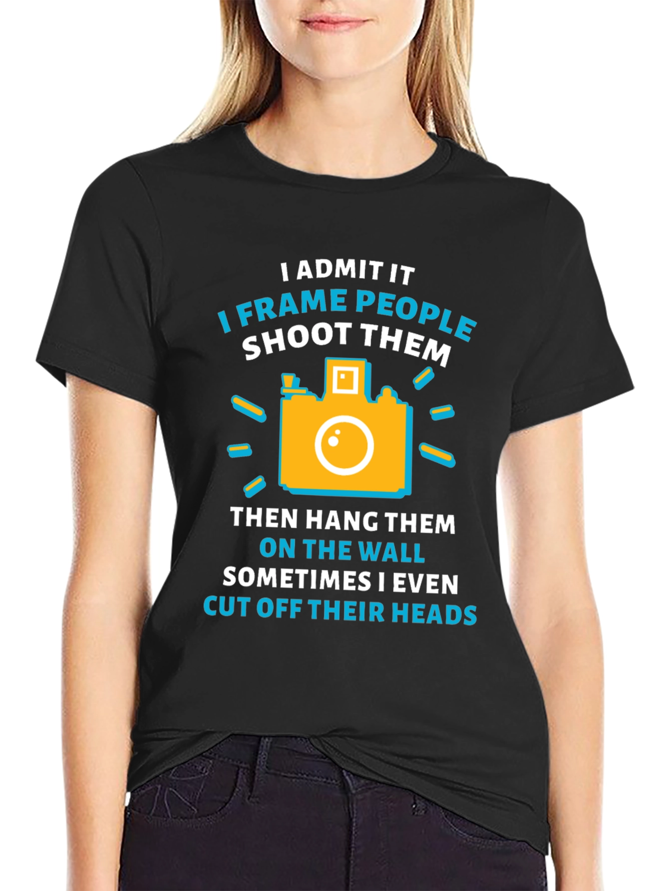 Funny Photographer T-Shirt - I Frame People