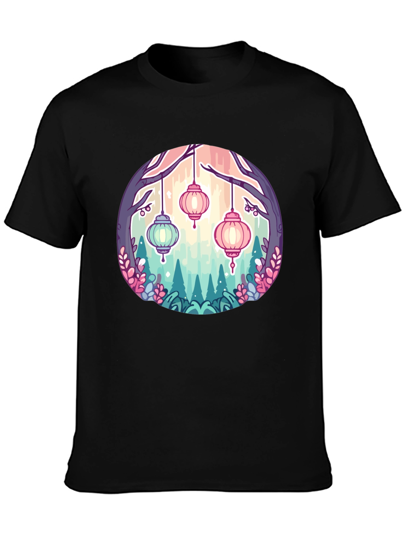Lantern Garden Graphic Tee