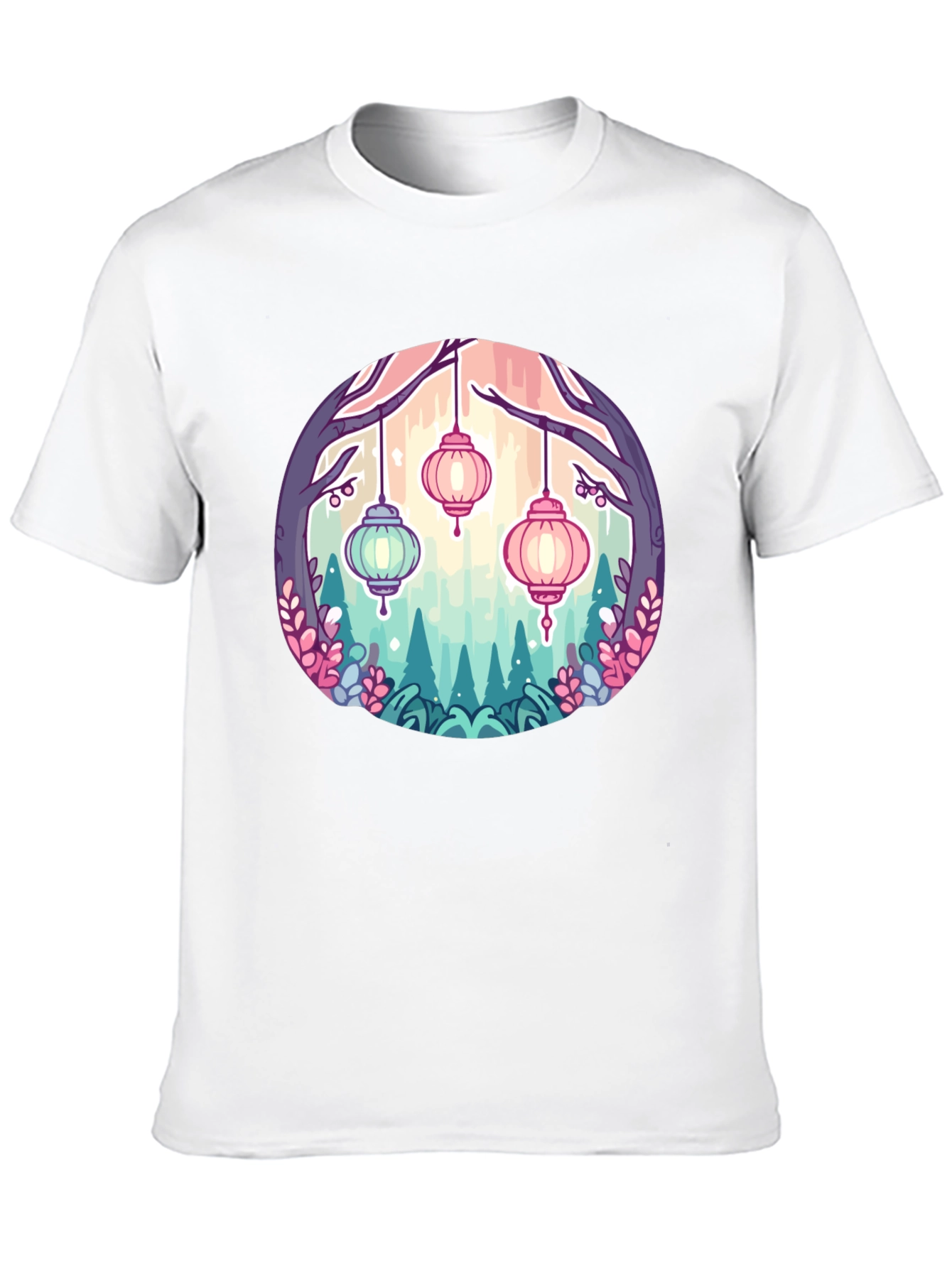 Lantern Garden Graphic Tee