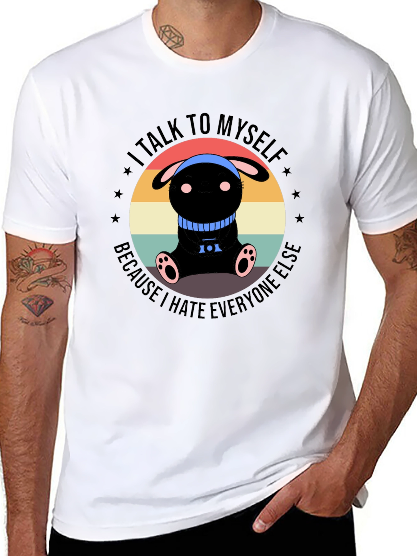 I Talk To Myself Graphic Tee