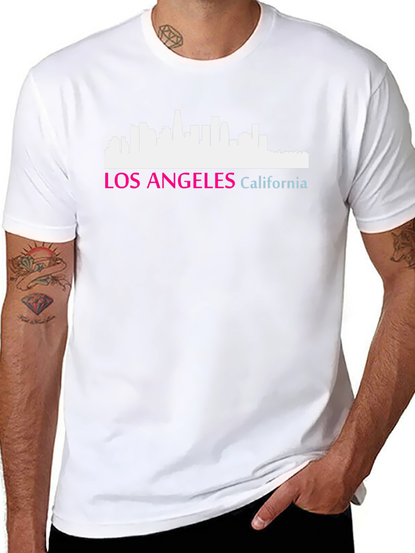 Los Angeles Skyline T-Shirt - California Tee