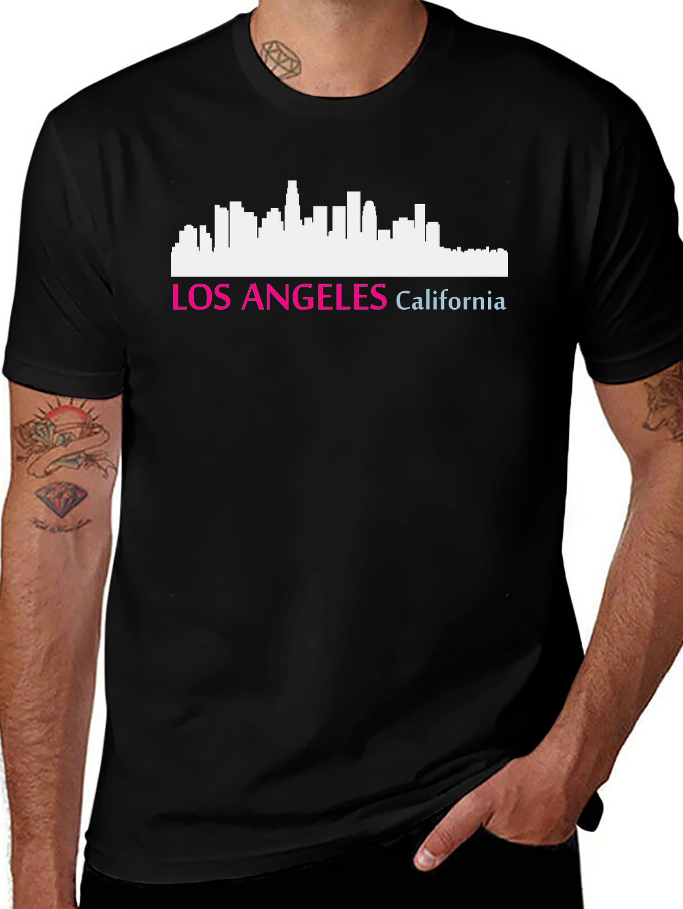 Los Angeles Skyline T-Shirt - California Tee