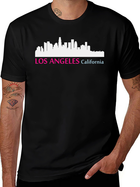 Los Angeles Skyline T-Shirt - California Tee