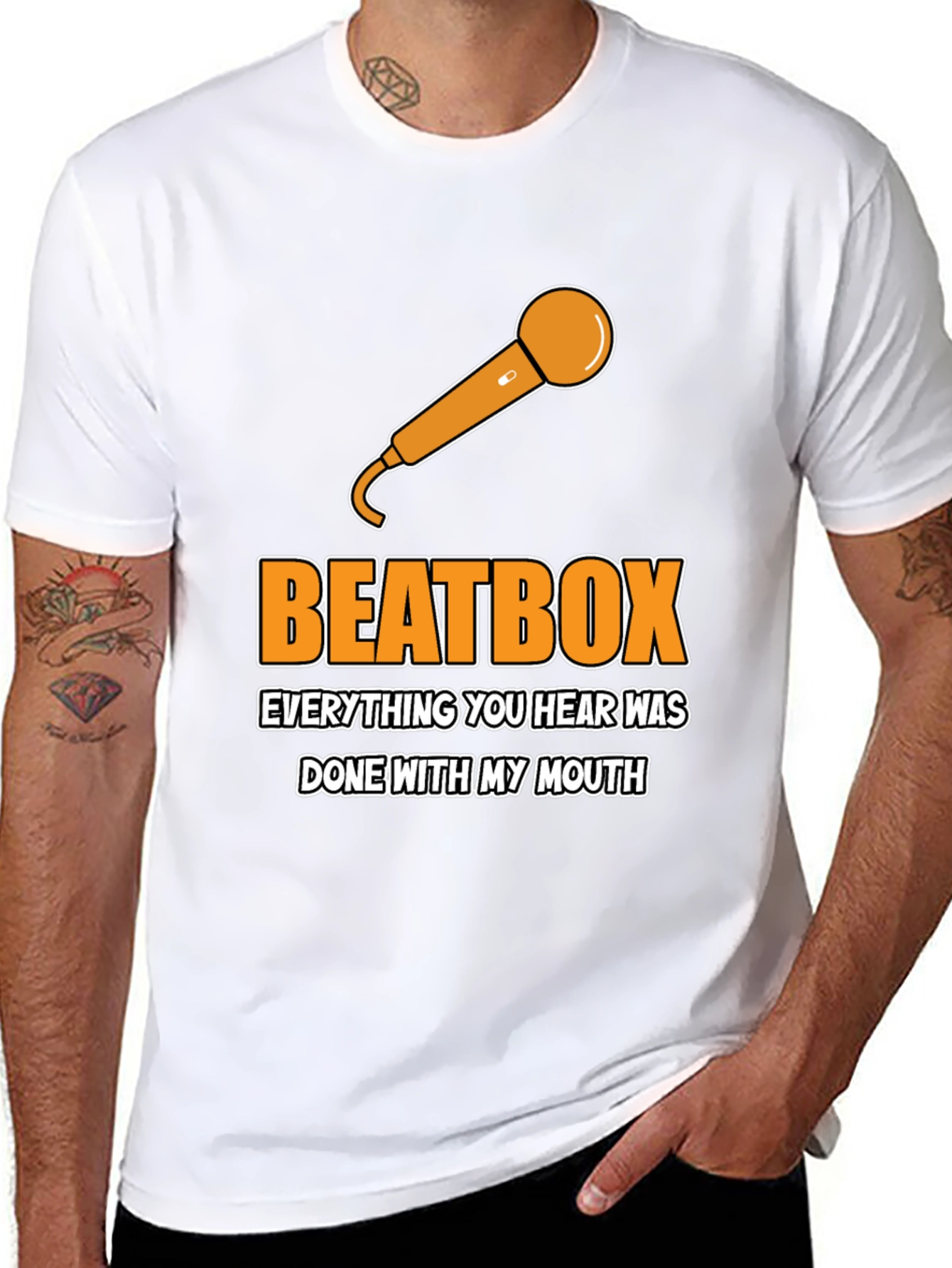 Beatbox Everything You Hear Mens Graphic Tee