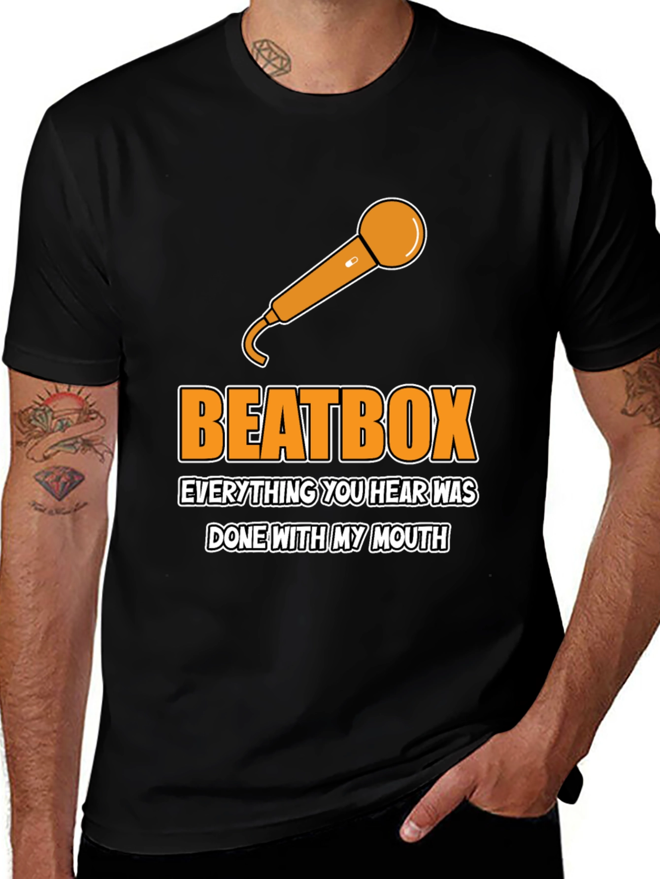 Beatbox Everything You Hear Mens Graphic Tee