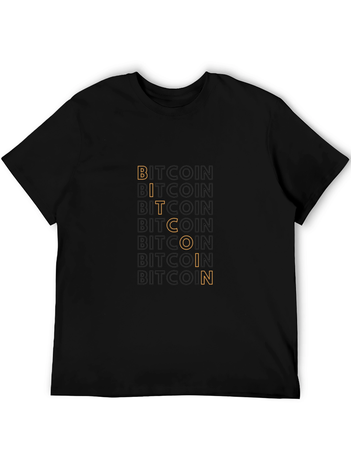 Bitcoin Graphic Tee - Black Crypto T-Shirt