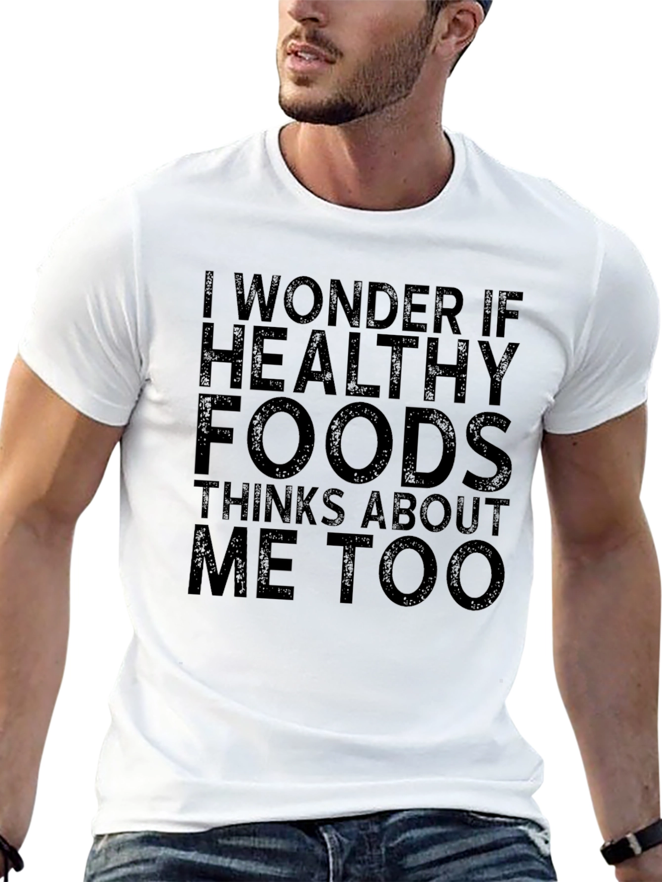 Healthy Foods Funny Graphic Tee