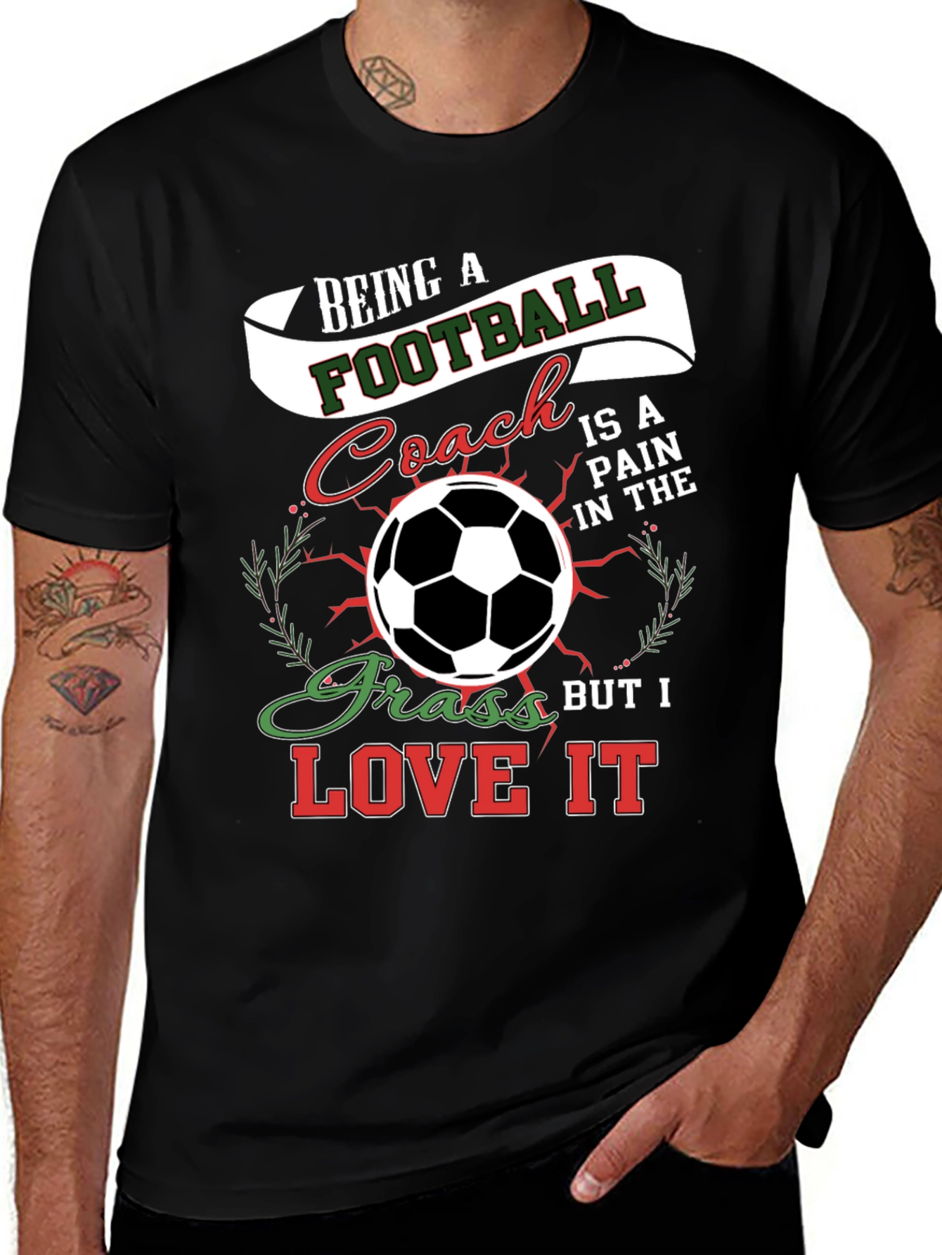 Football Coach T-Shirt - Love the Game!