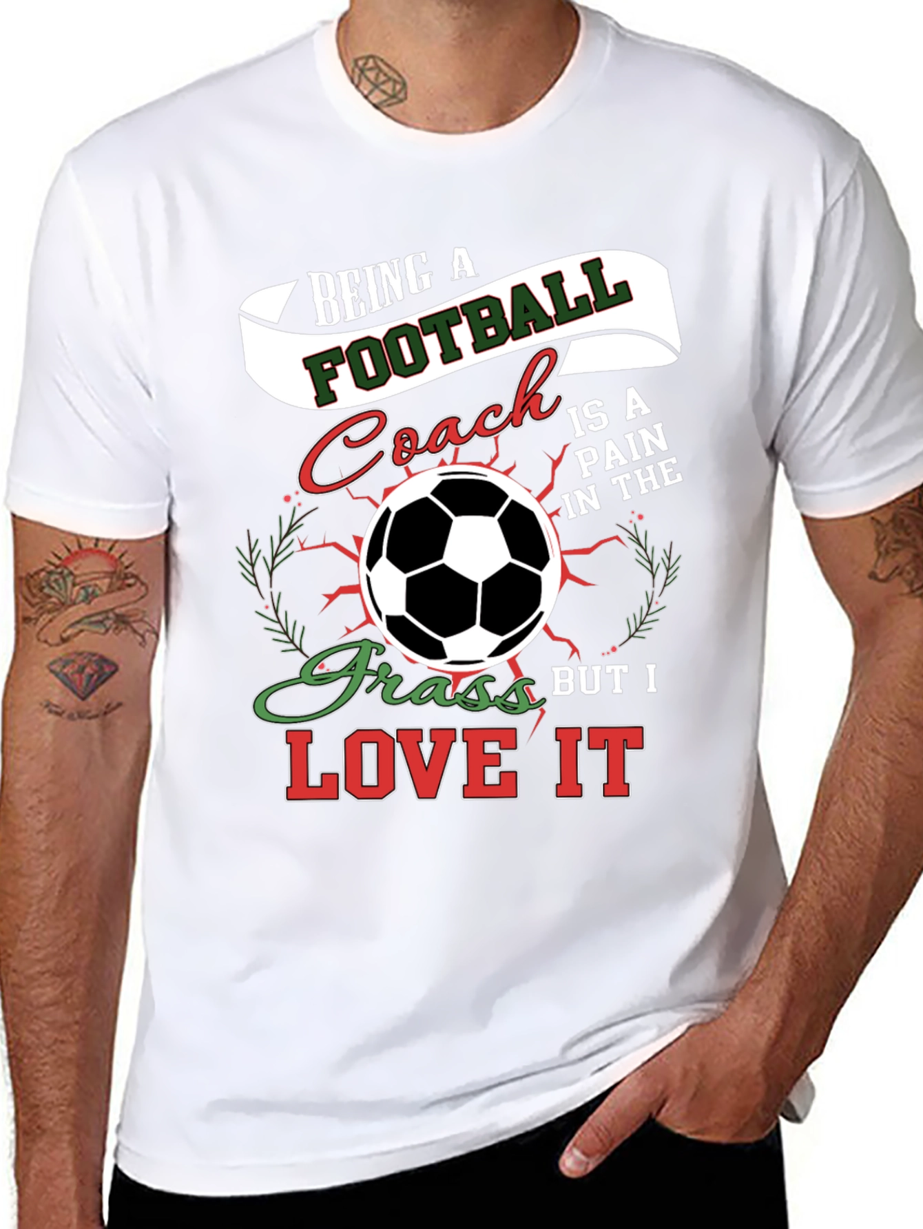 Football Coach T-Shirt - Love the Game!