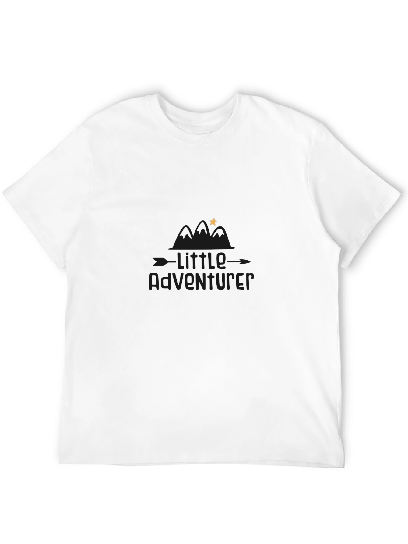 Little Adventurer Black Graphic Tee