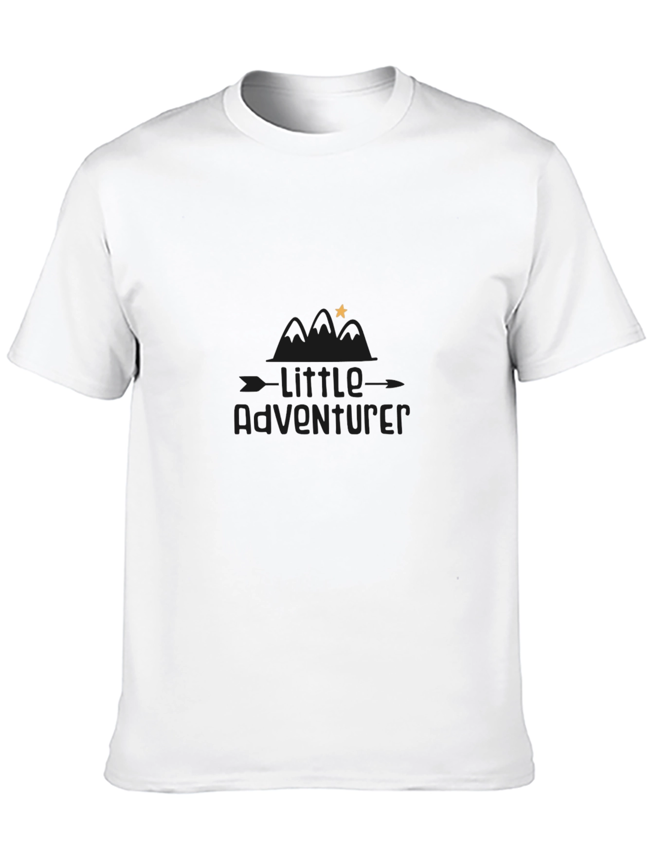 Little Adventurer Black Graphic Tee