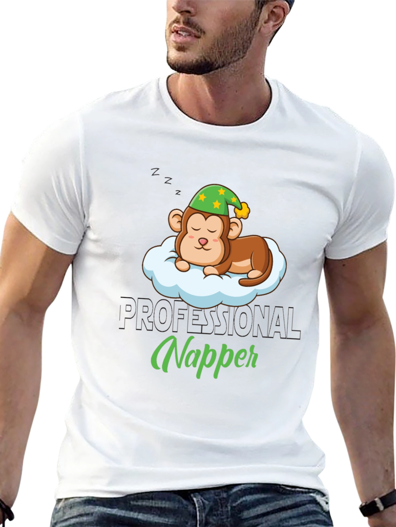 Professional Napper T-Shirt | Monkey Sleep Design