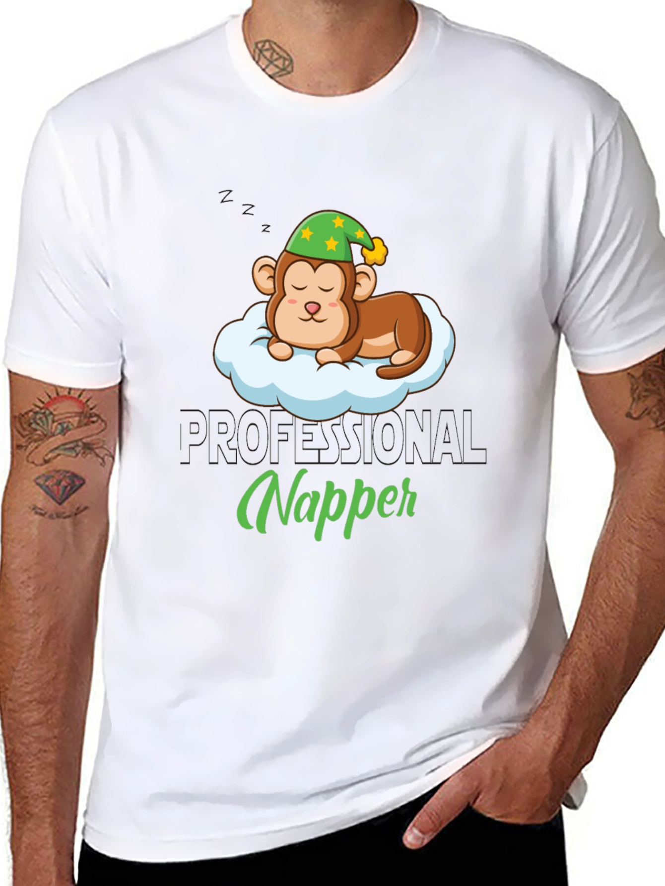 Professional Napper T-Shirt | Monkey Sleep Design