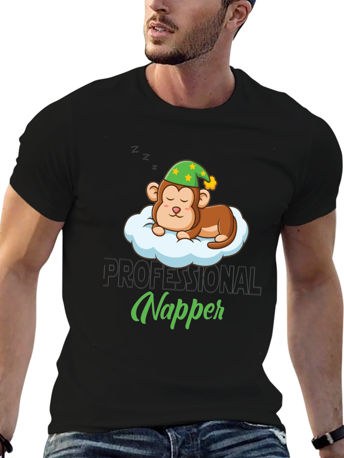 Professional Napper T-Shirt | Monkey Sleep Design