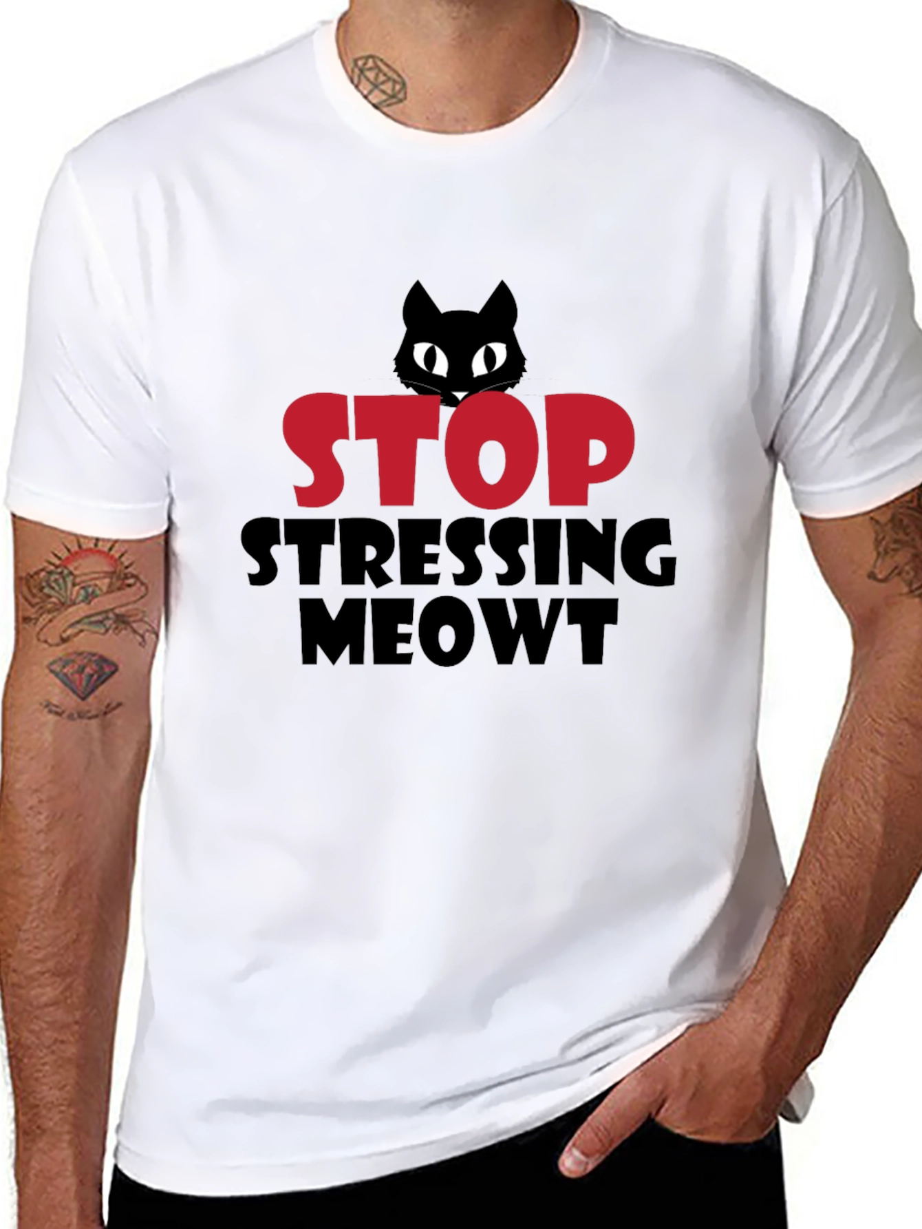 Stop Stressing Meowt Cat T-Shirt