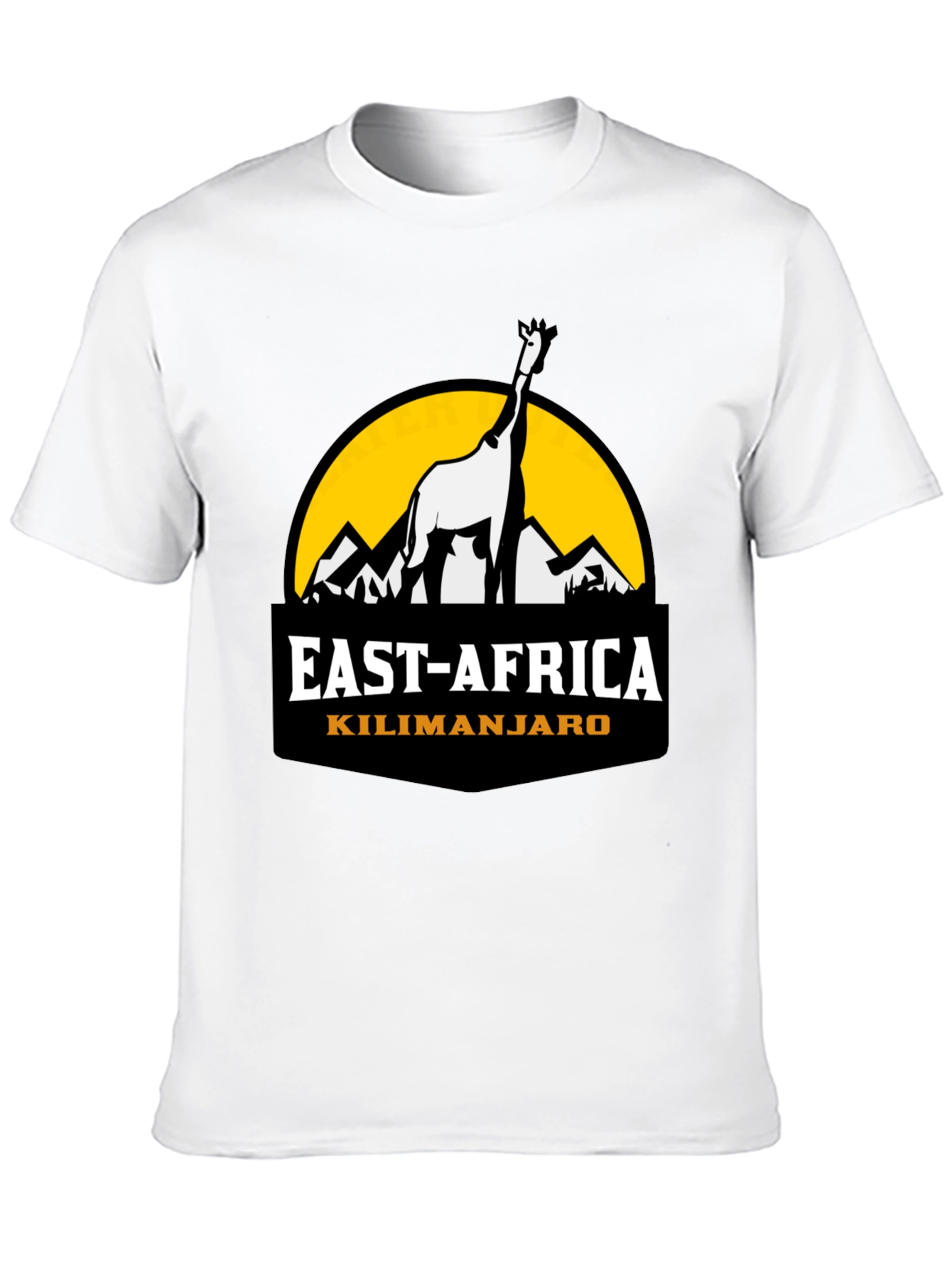 East Africa Kilimanjaro Giraffe Graphic Tee