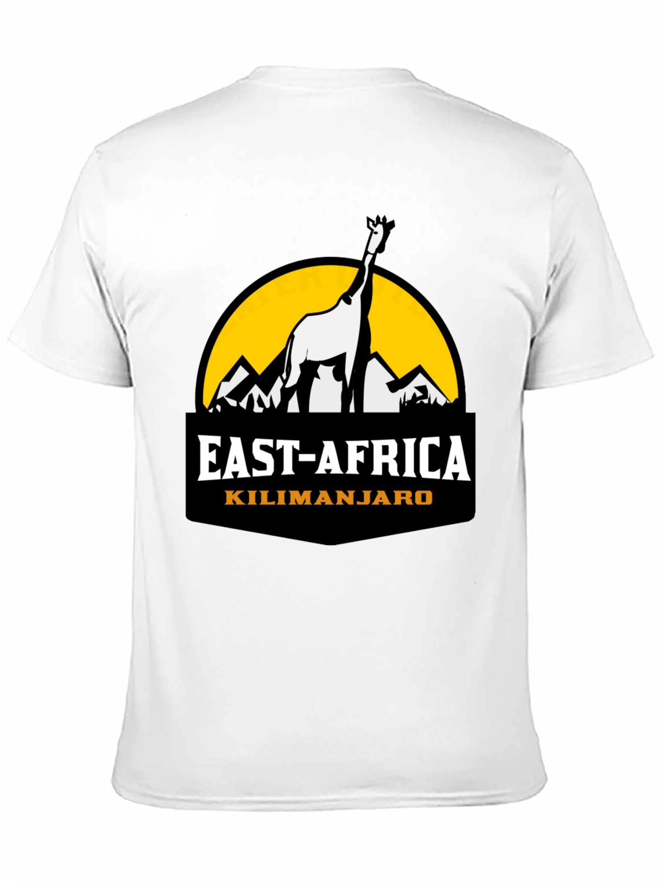 East Africa Kilimanjaro Giraffe Graphic Tee