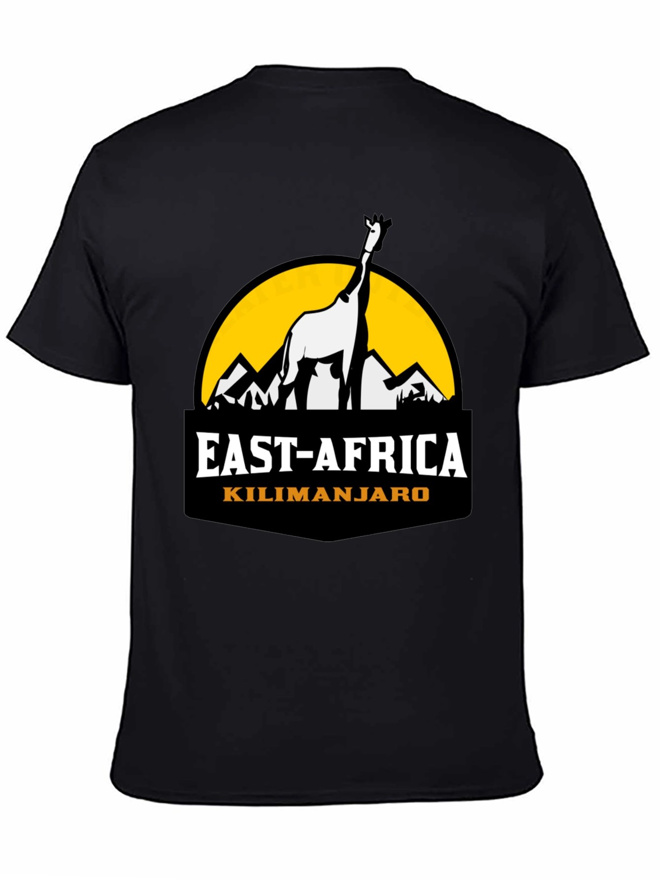 East Africa Kilimanjaro Giraffe Graphic Tee
