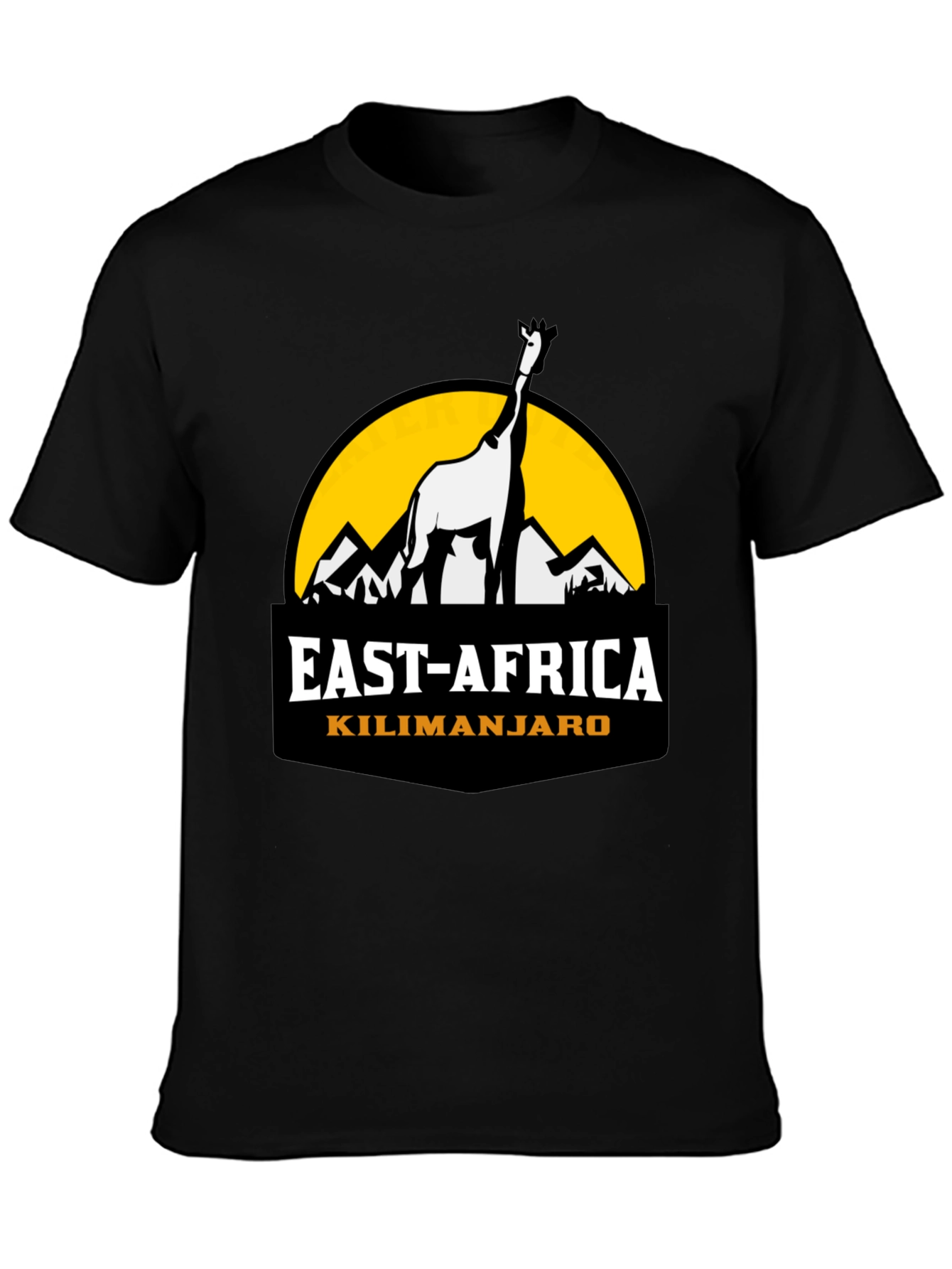 East Africa Kilimanjaro Giraffe Graphic Tee