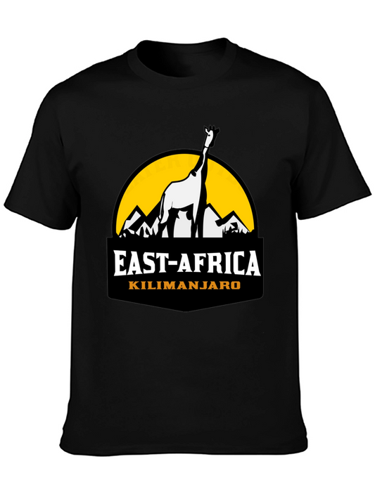 East Africa Kilimanjaro Giraffe Graphic Tee