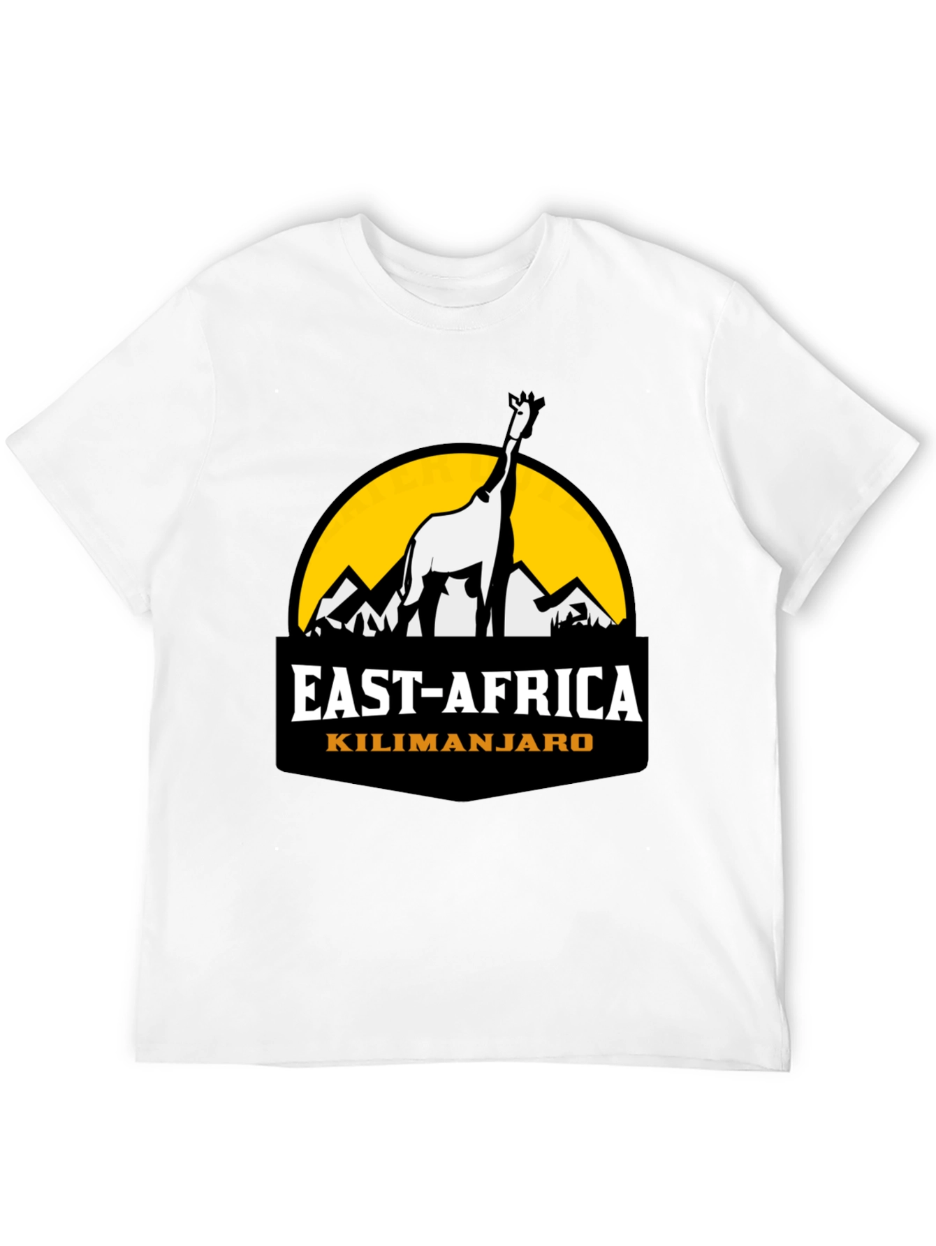 East Africa Kilimanjaro Giraffe Graphic Tee