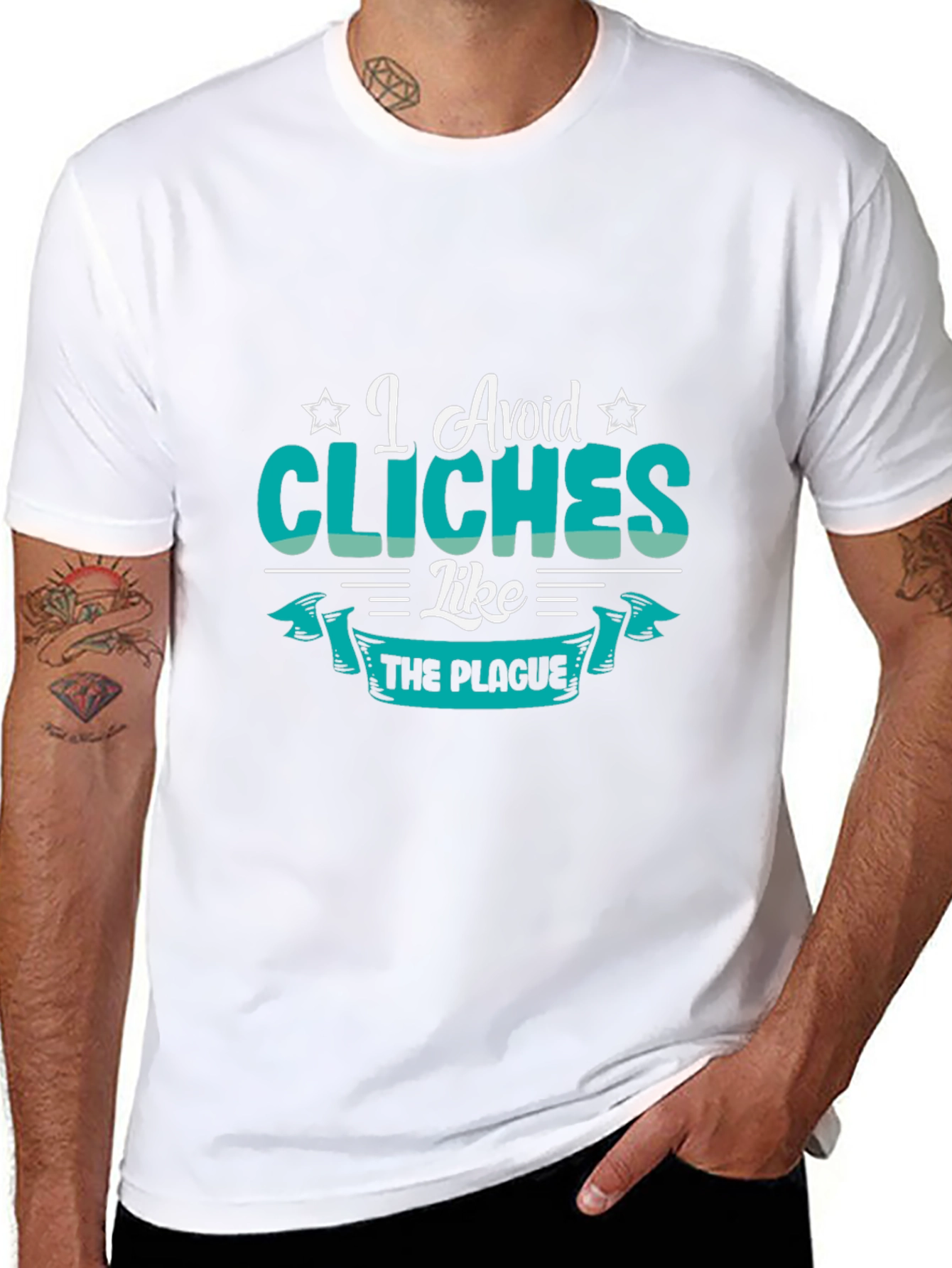 I Avoid Cliches Like The Plague T-Shirt