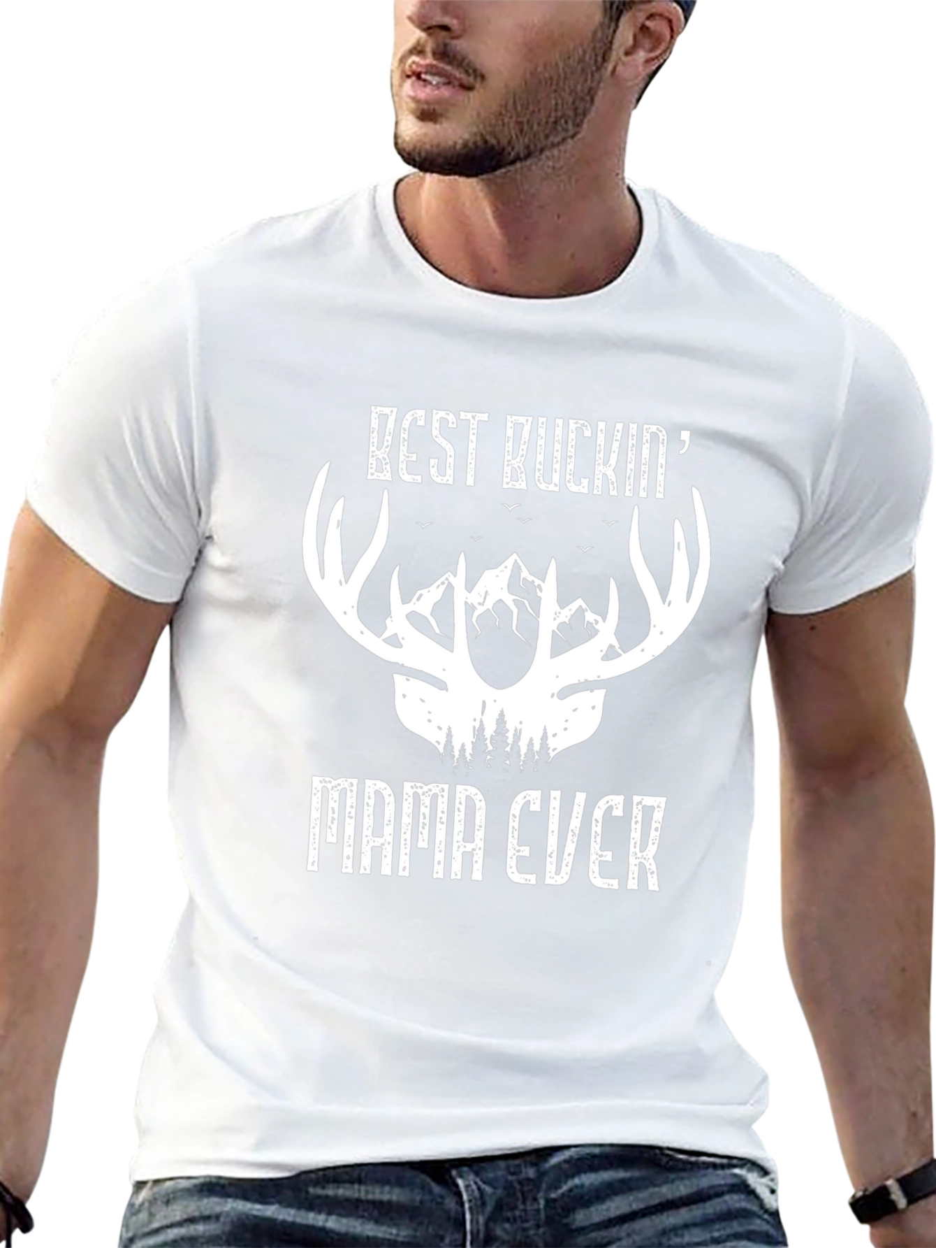 Best Buckin Mama Ever Graphic T-Shirt