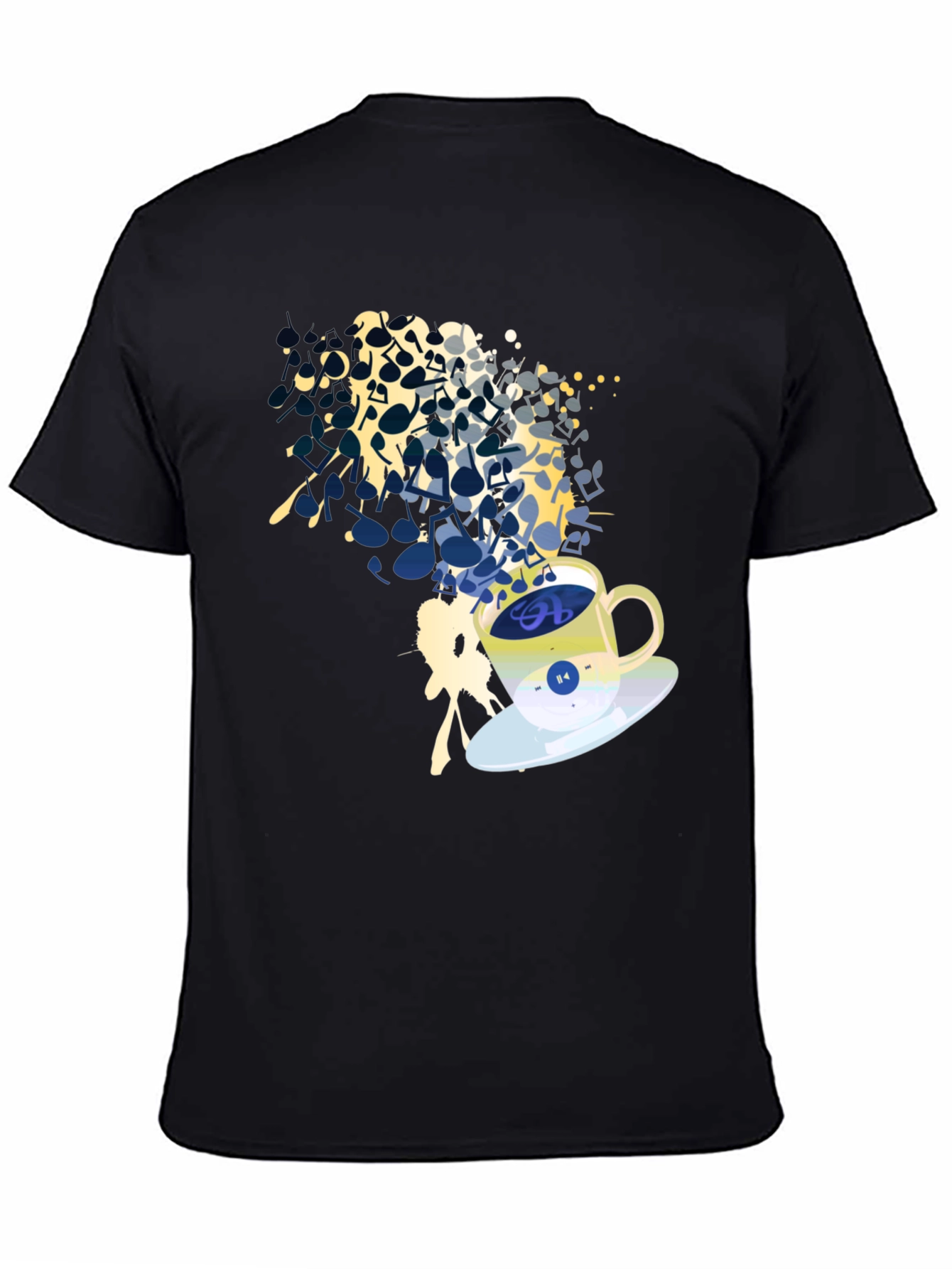 Musical Coffee T-Shirt - Brew Up Some Tunes!